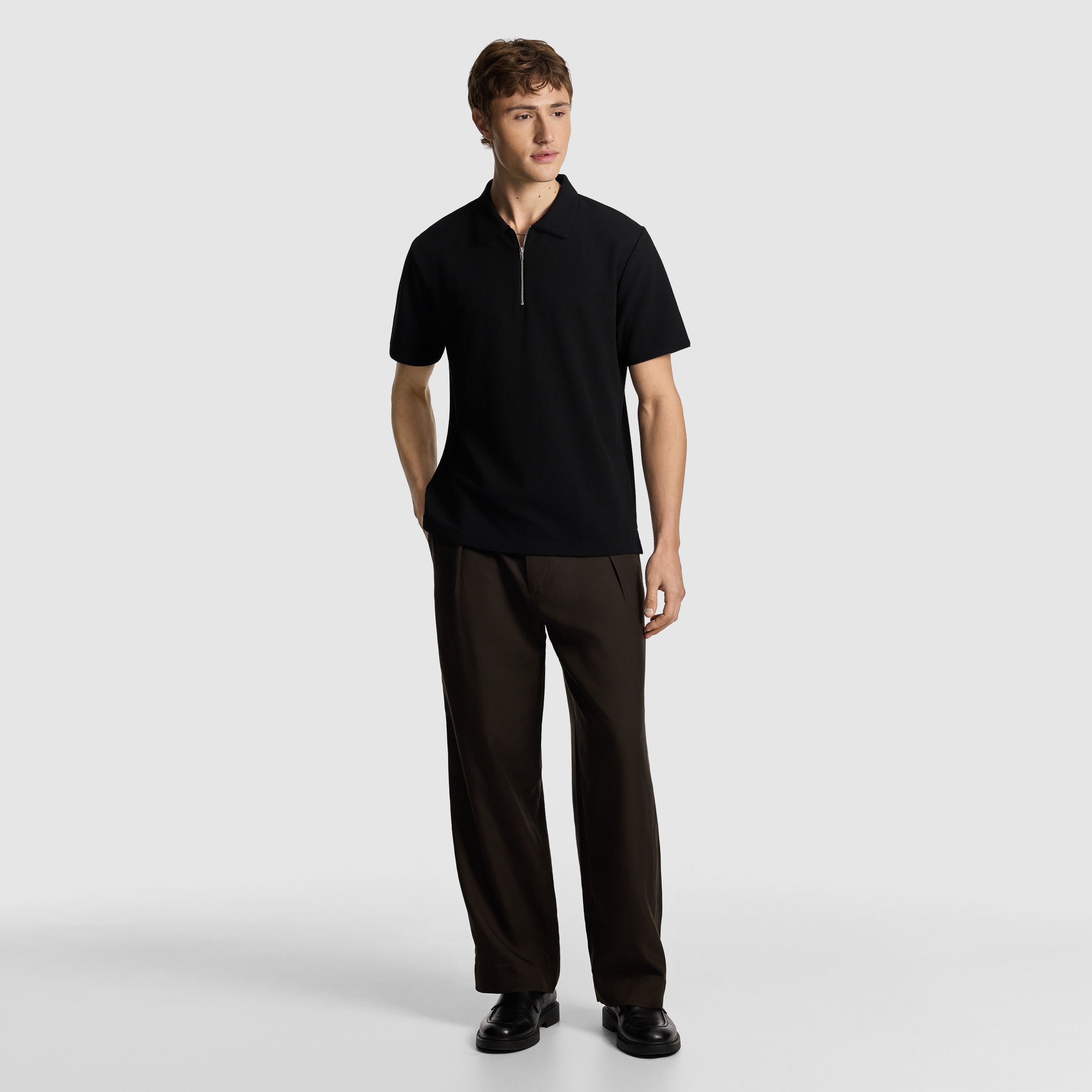 Black Oasis Jersey Polo Shirt
