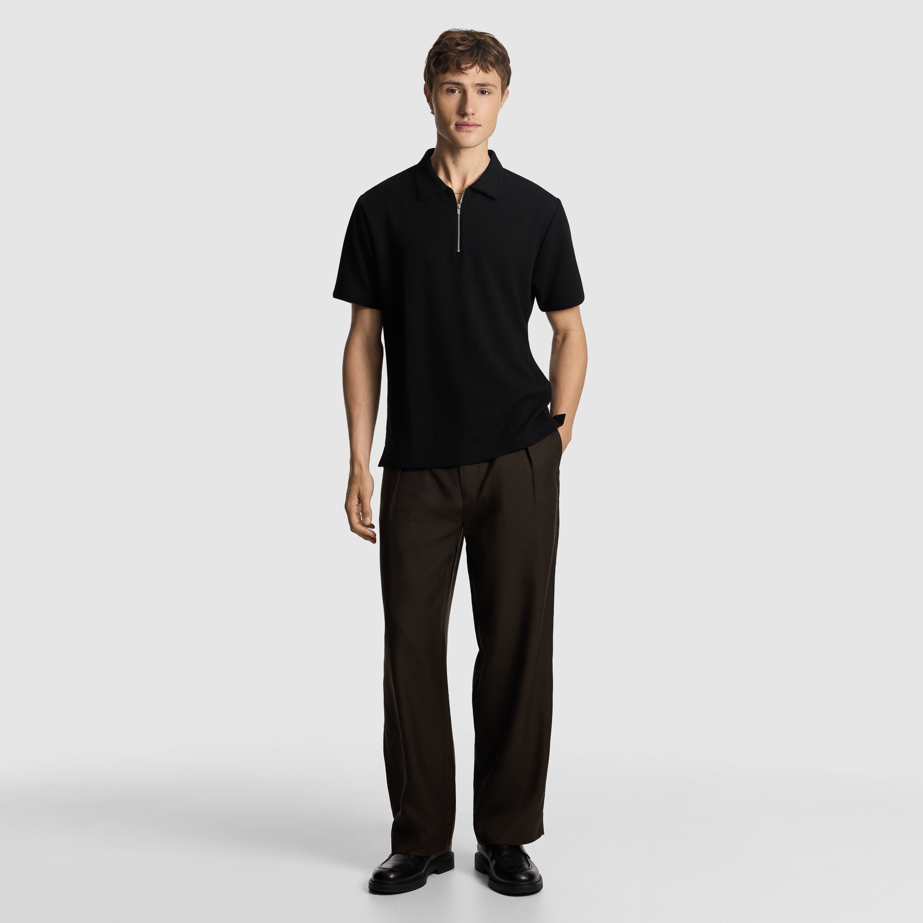 Black Oasis Jersey Polo Shirt