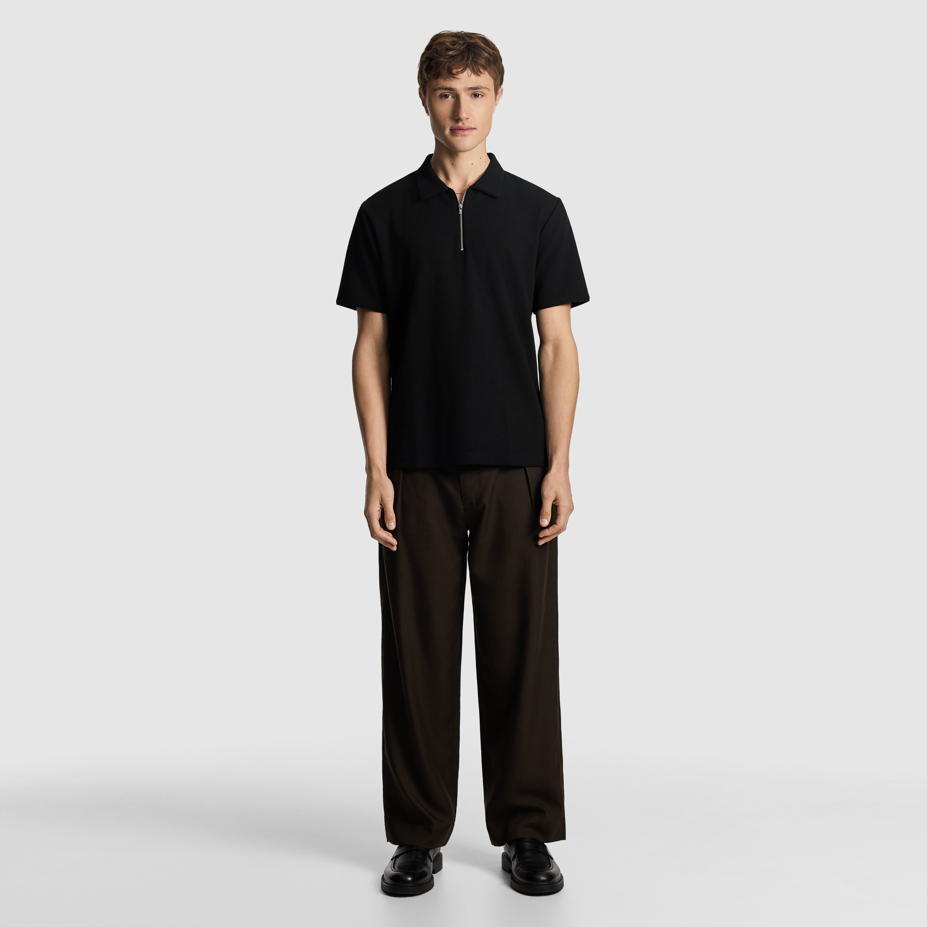 Black Oasis Jersey Polo Shirt
