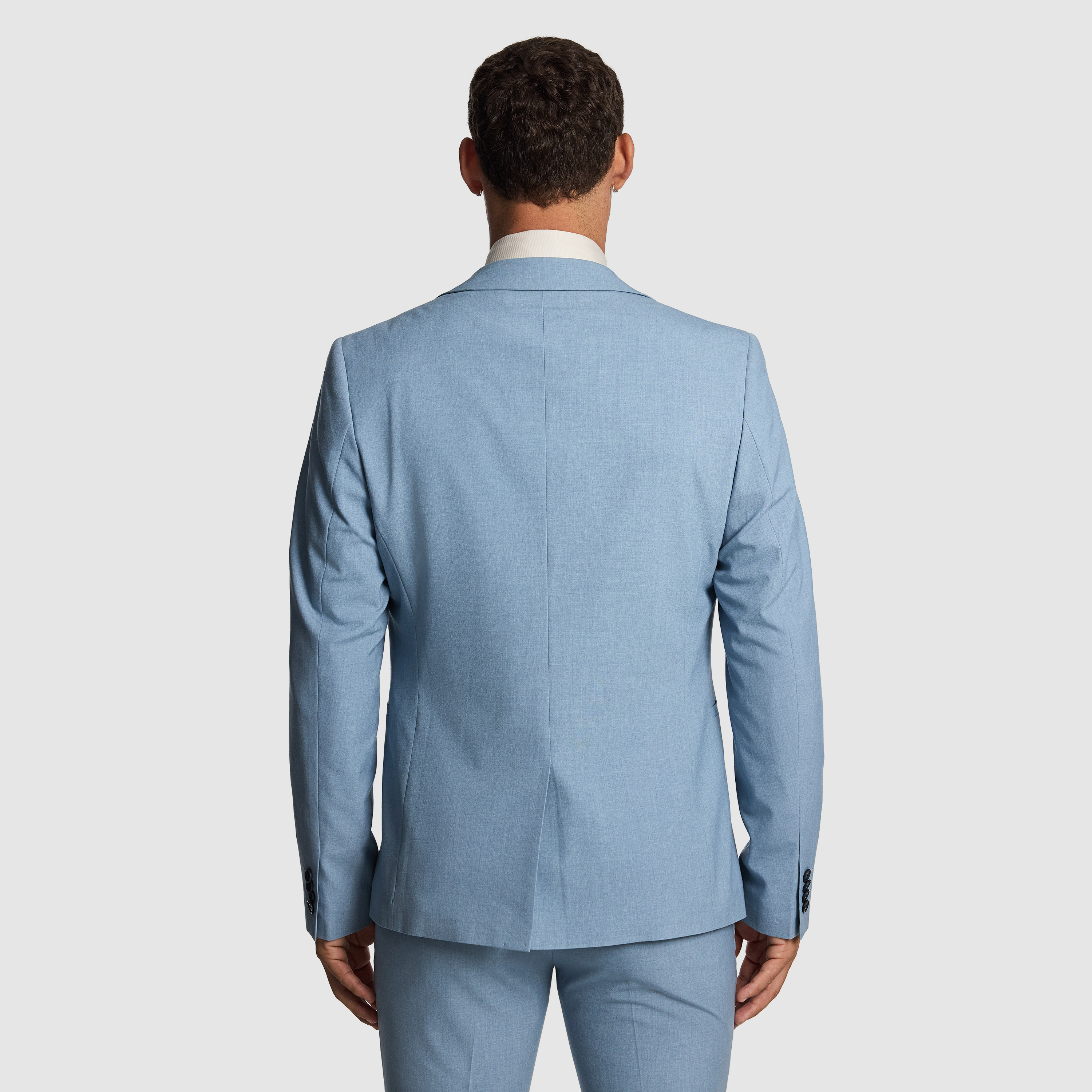 Light Blue Ignacio Skinny Suit Jacket