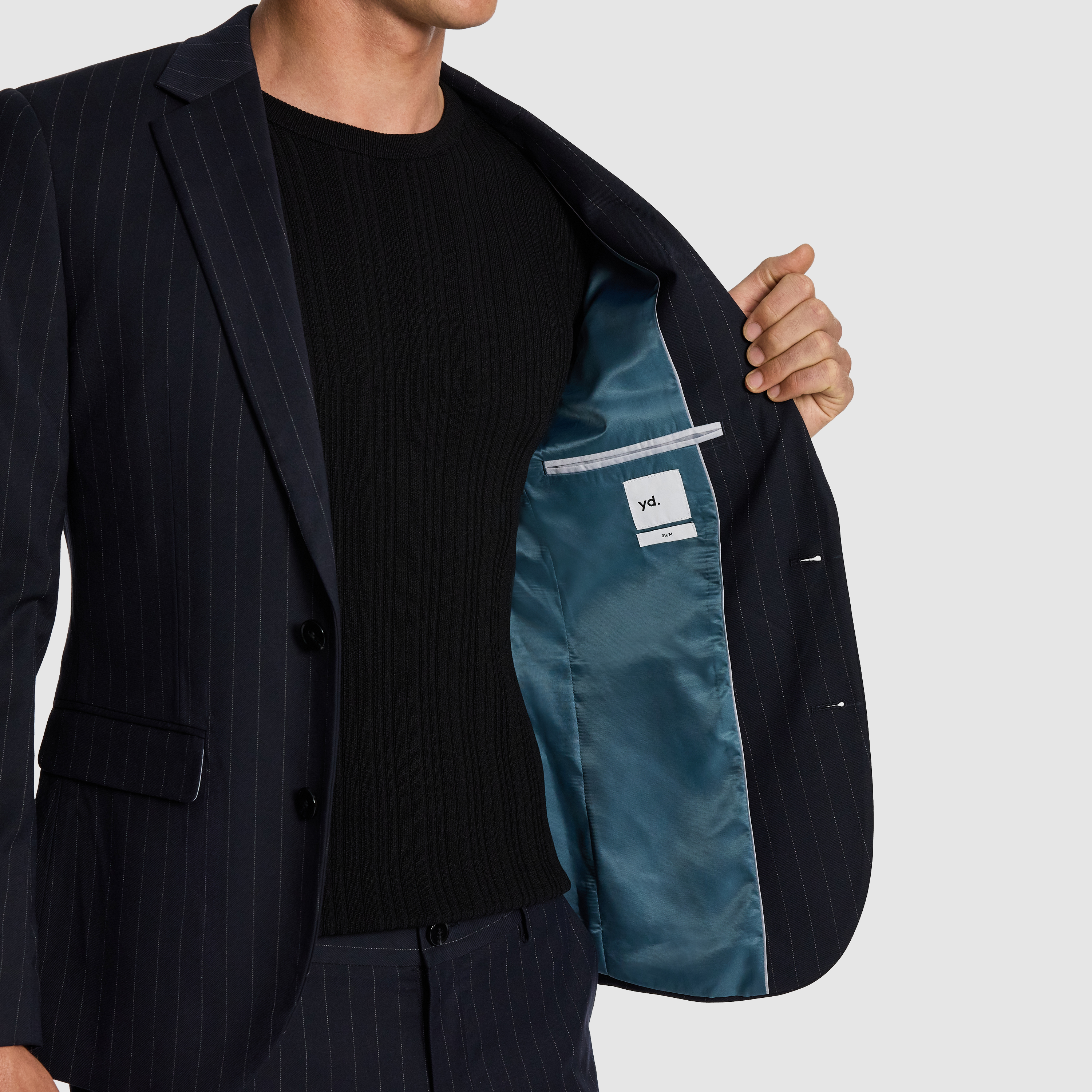 Lorenzo Slim Suit Pinstripe Jacket