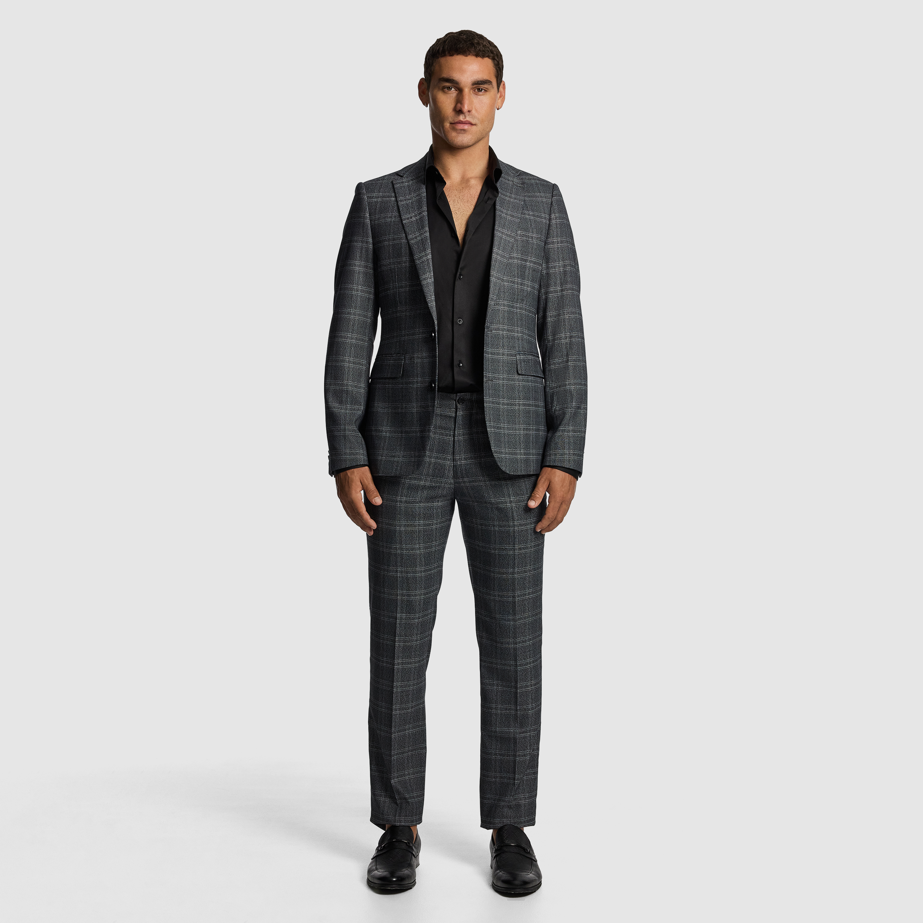  CASSIUS SLIM CHECK SUIT