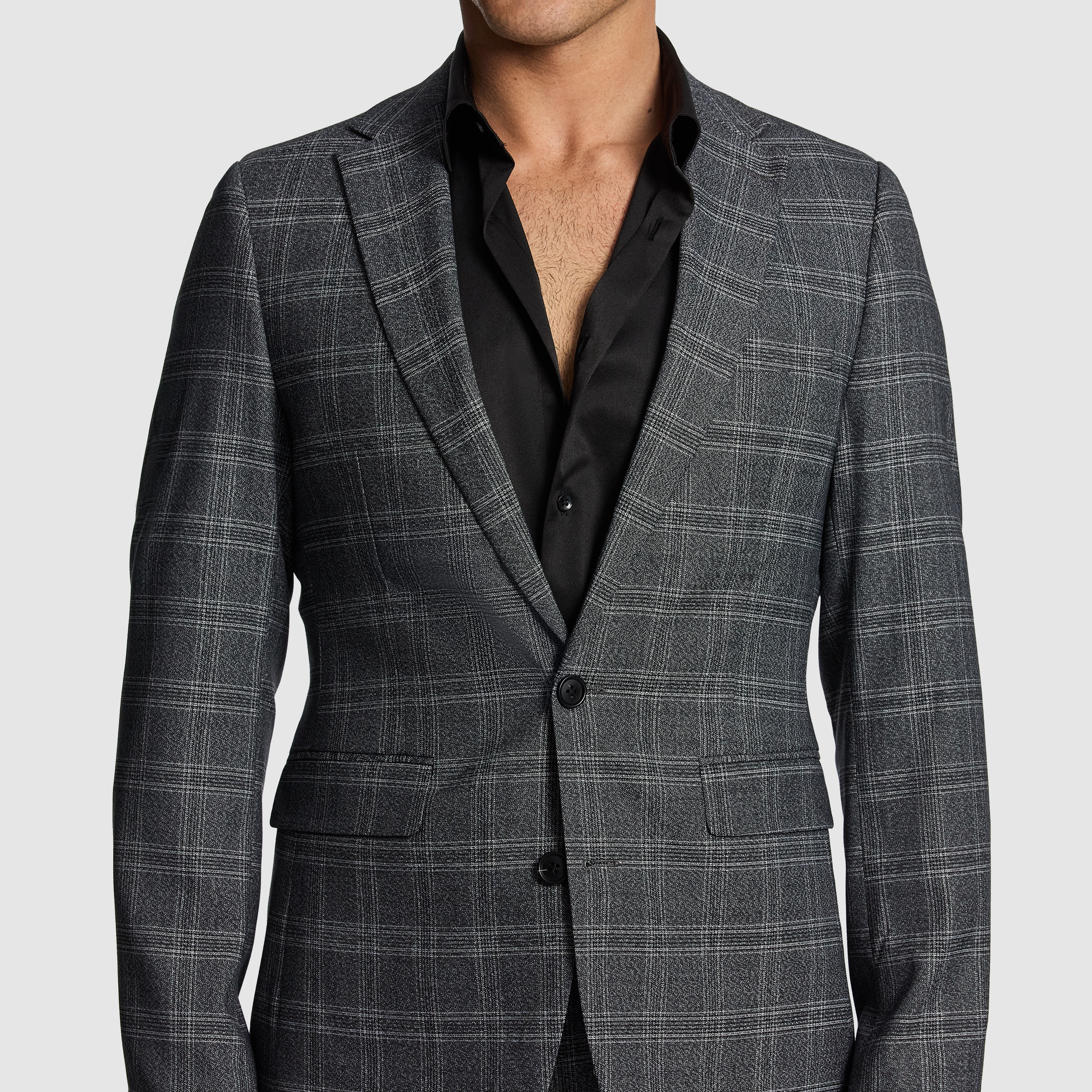  CASSIUS SLIM CHECK SUIT