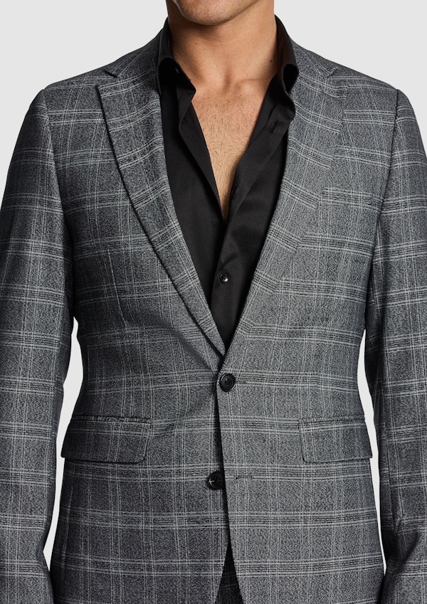 CASSIUS SLIM CHECK SUIT