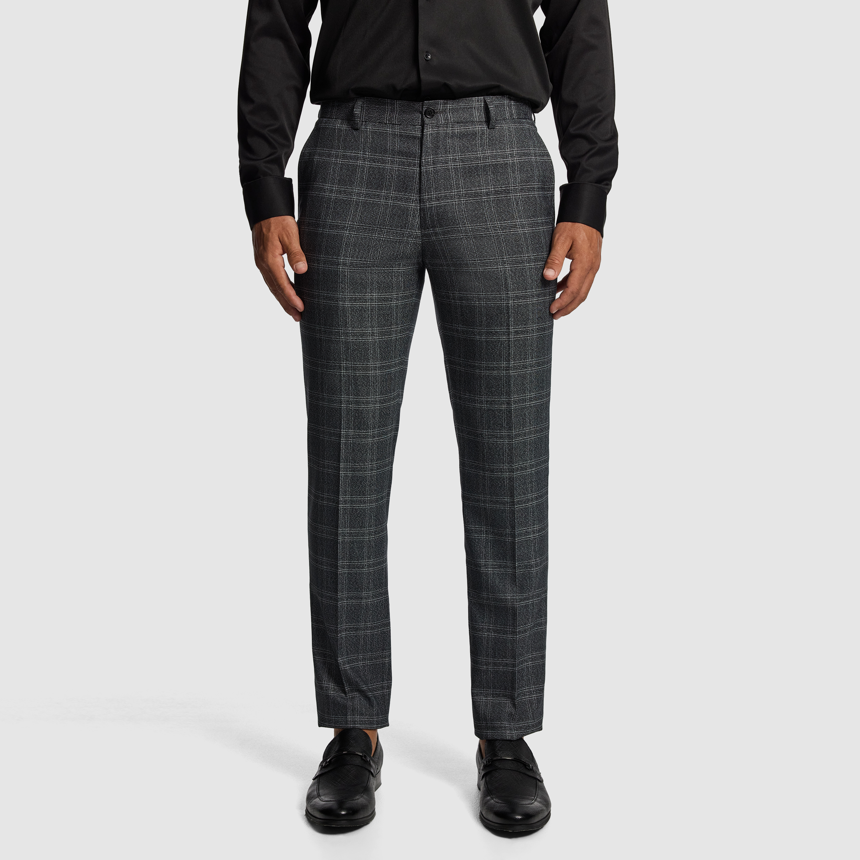  CASSIUS SLIM CHECK SUIT