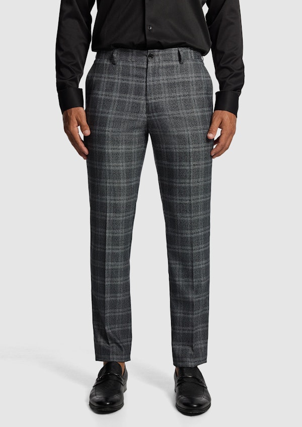 CASSIUS SLIM CHECK SUIT