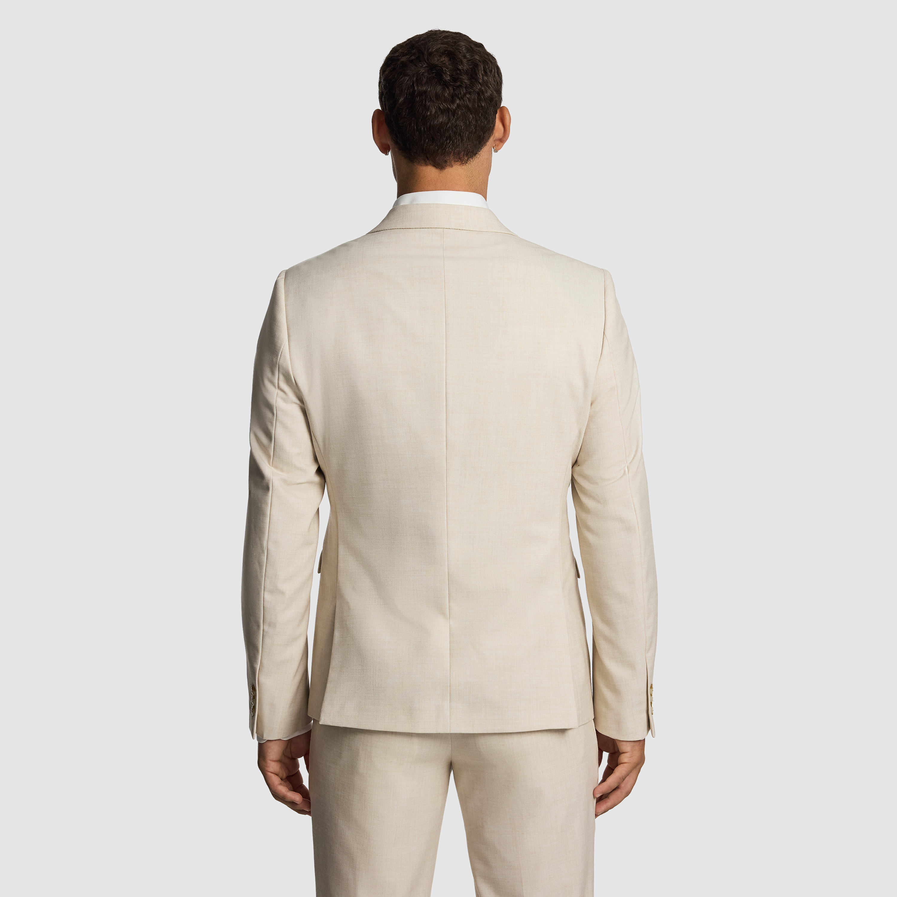 Koda Slim Fit Double Breasted Stretch Suit Jacket