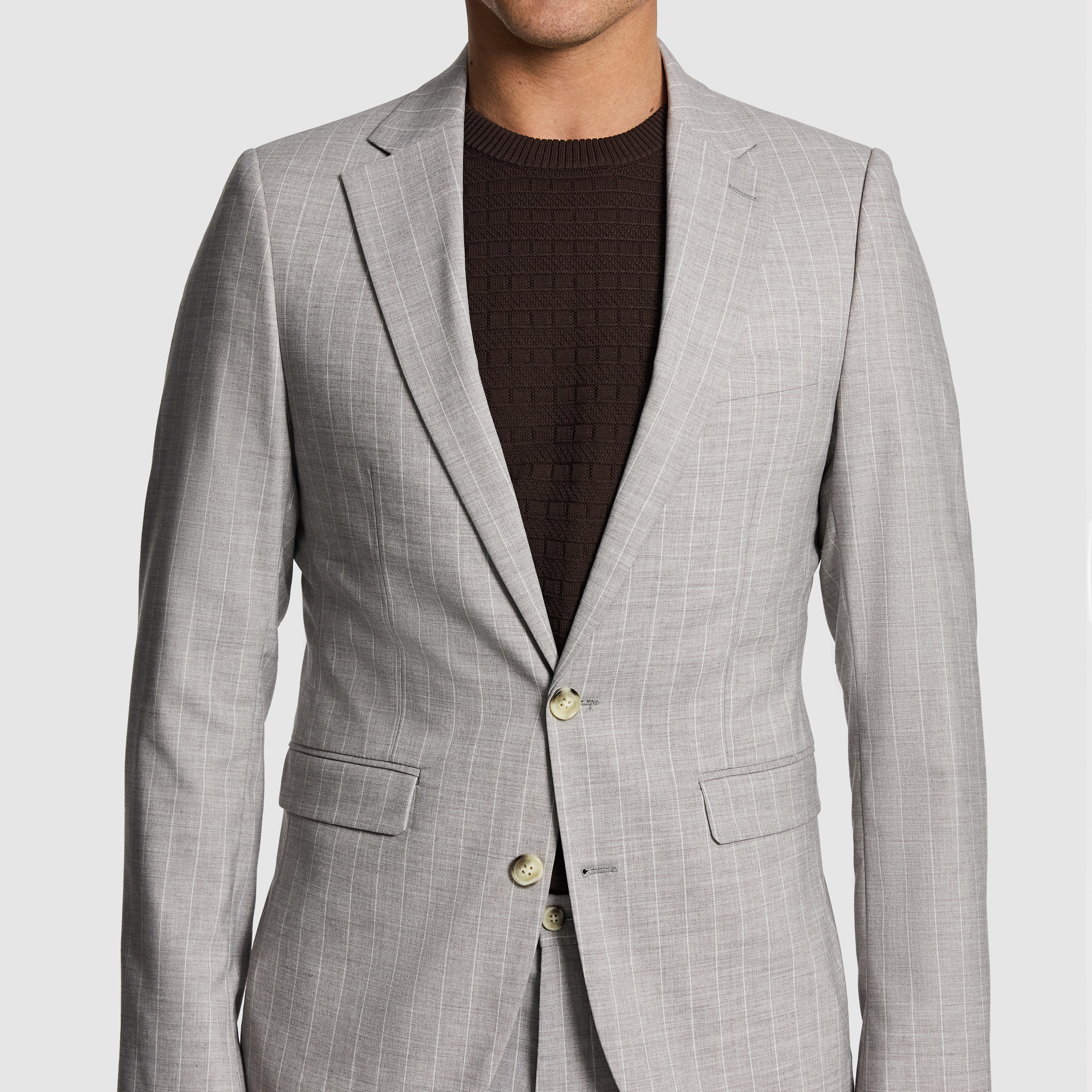 Easton Slim Fit Pinstripe Suit Jacket