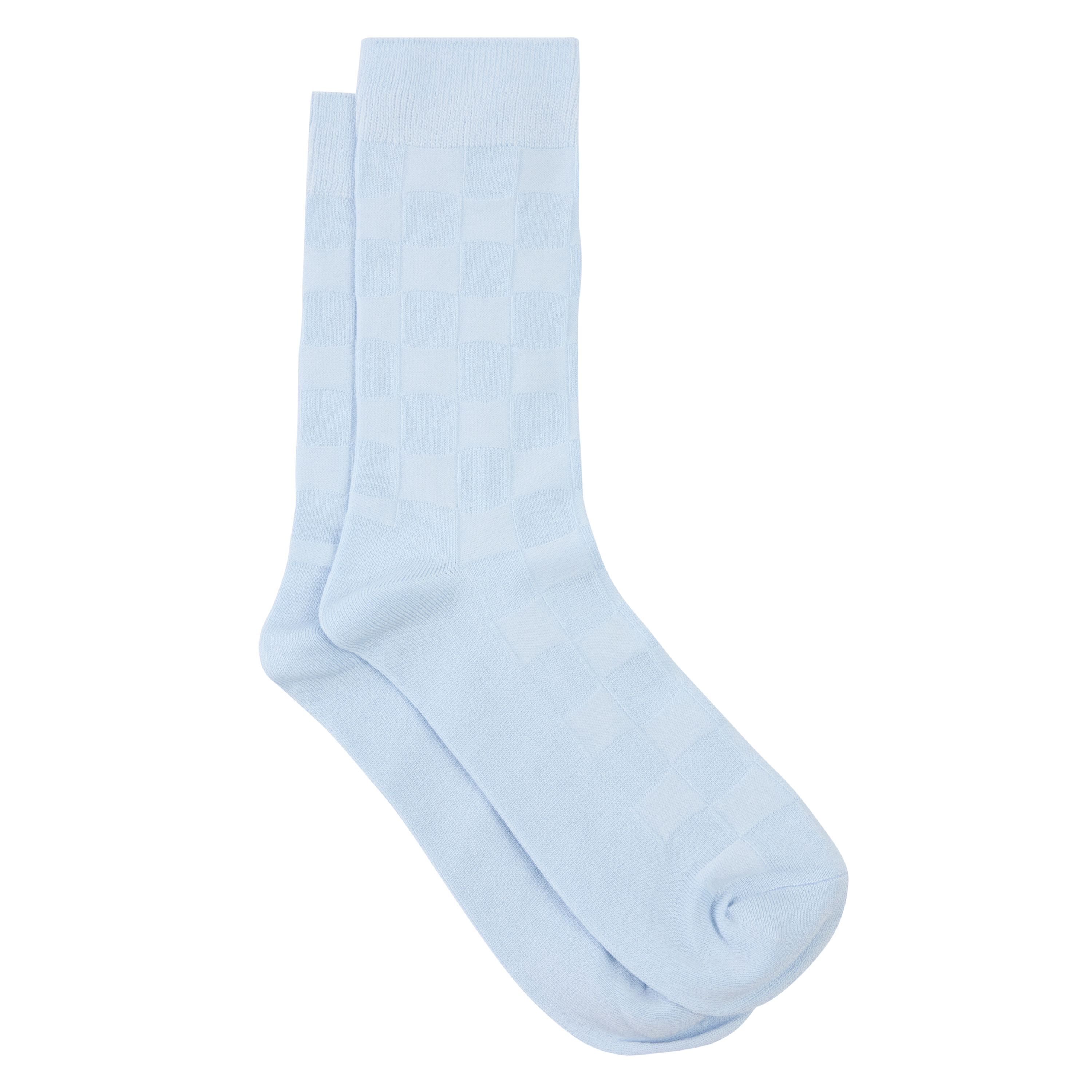 Check Texture Bamboo Sock