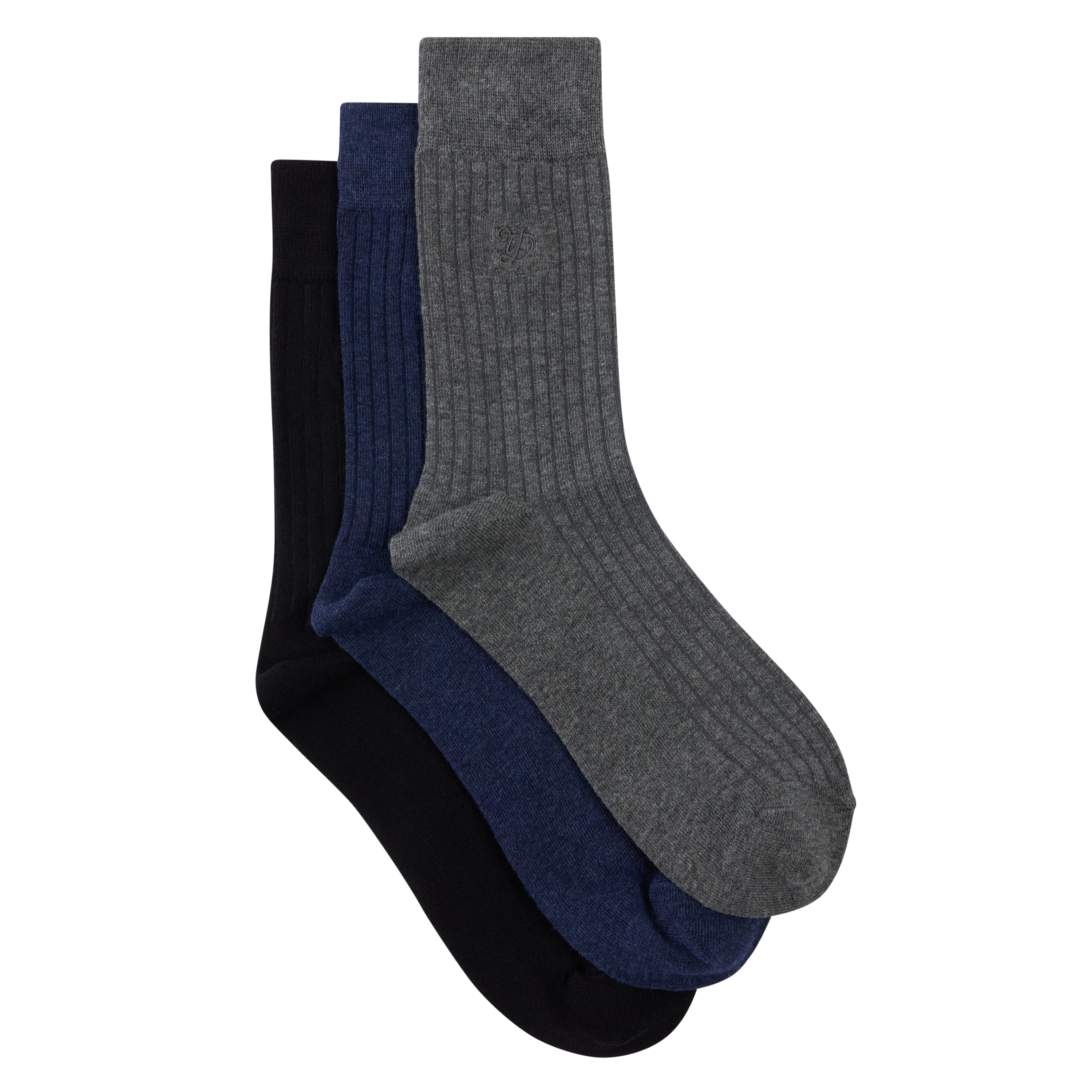 3 Pack Embroidered Sock