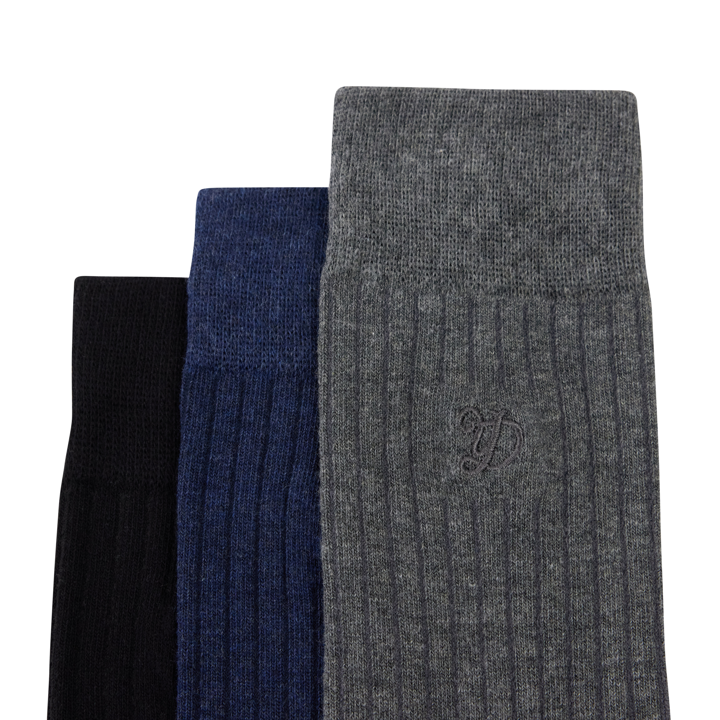 Multi 3 Pack Embroidered Sock