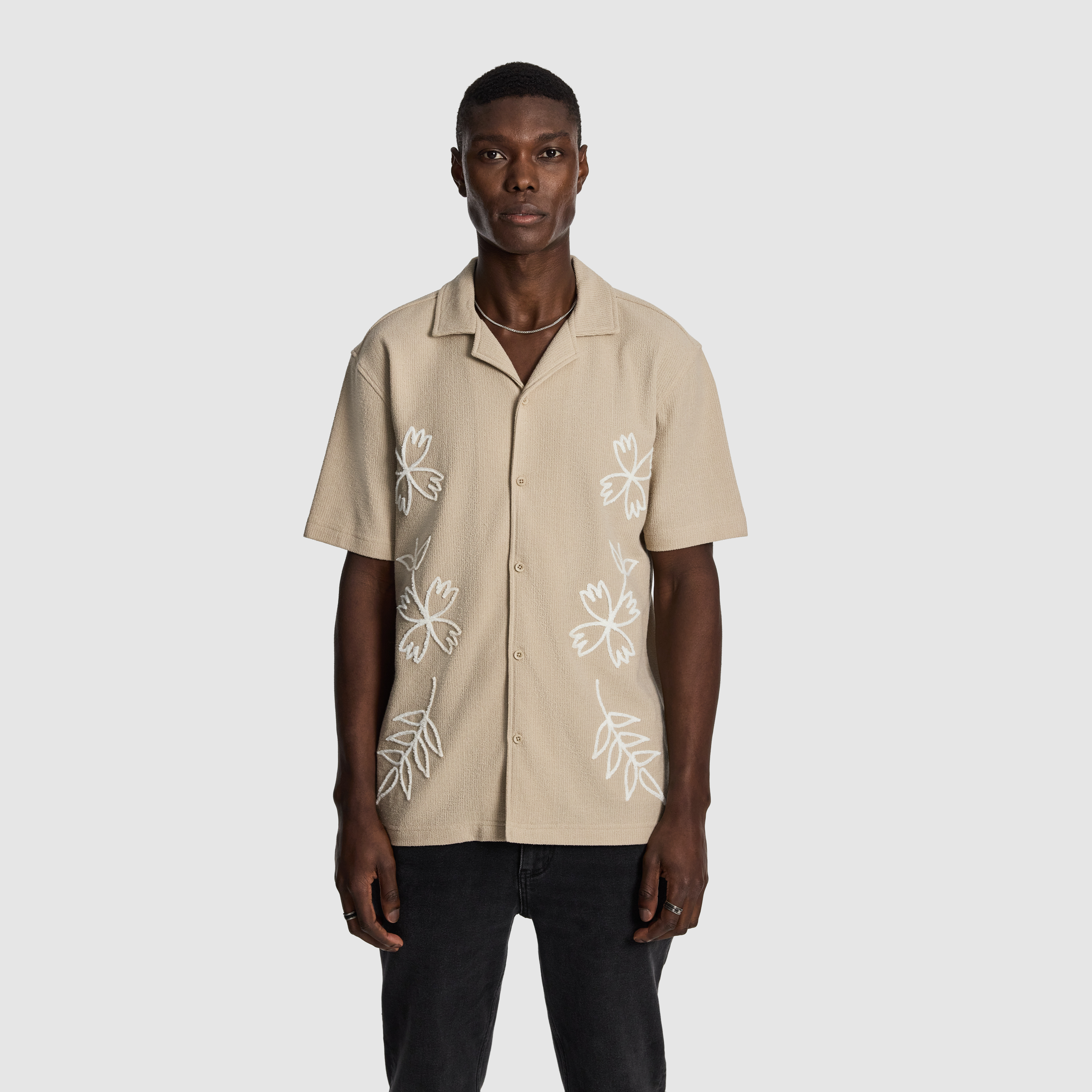 Kai Embroidered Short Sleeve Shirt