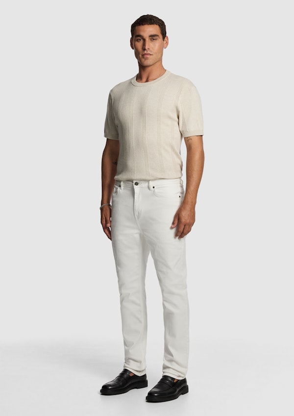 Natural Tony Knitted Tee