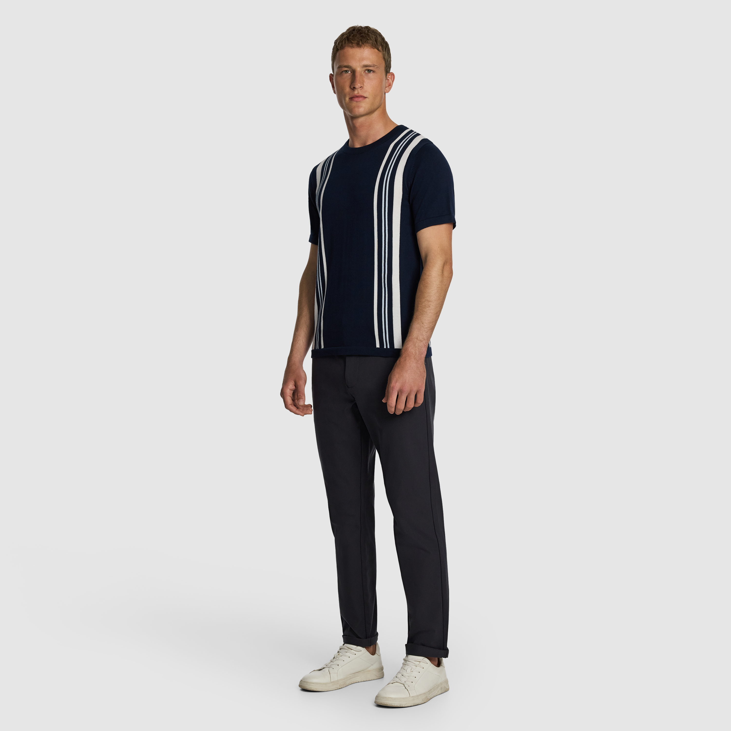 Strider Stripe Knitted Tee