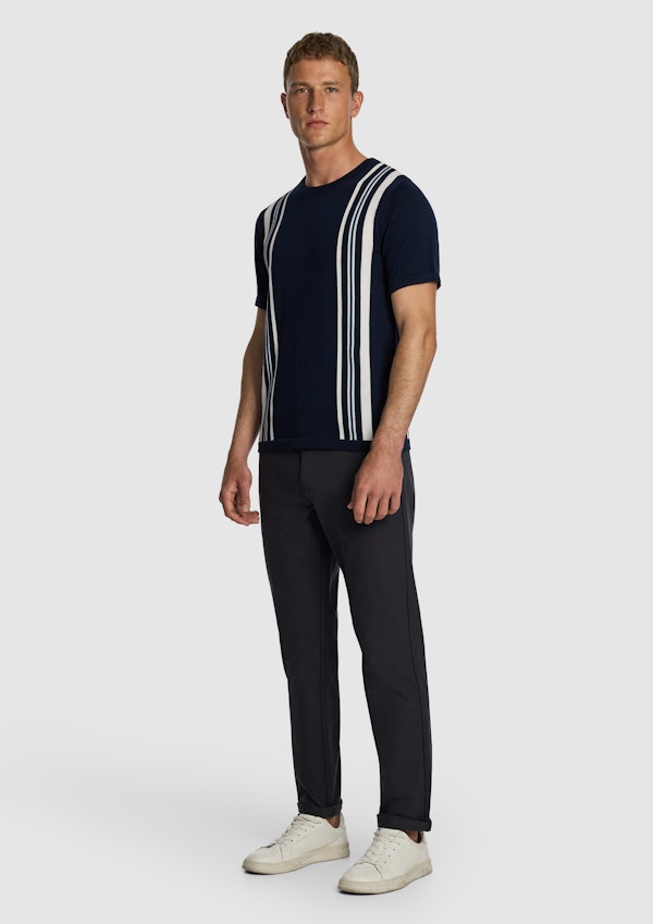 Strider Stripe Knitted Tee