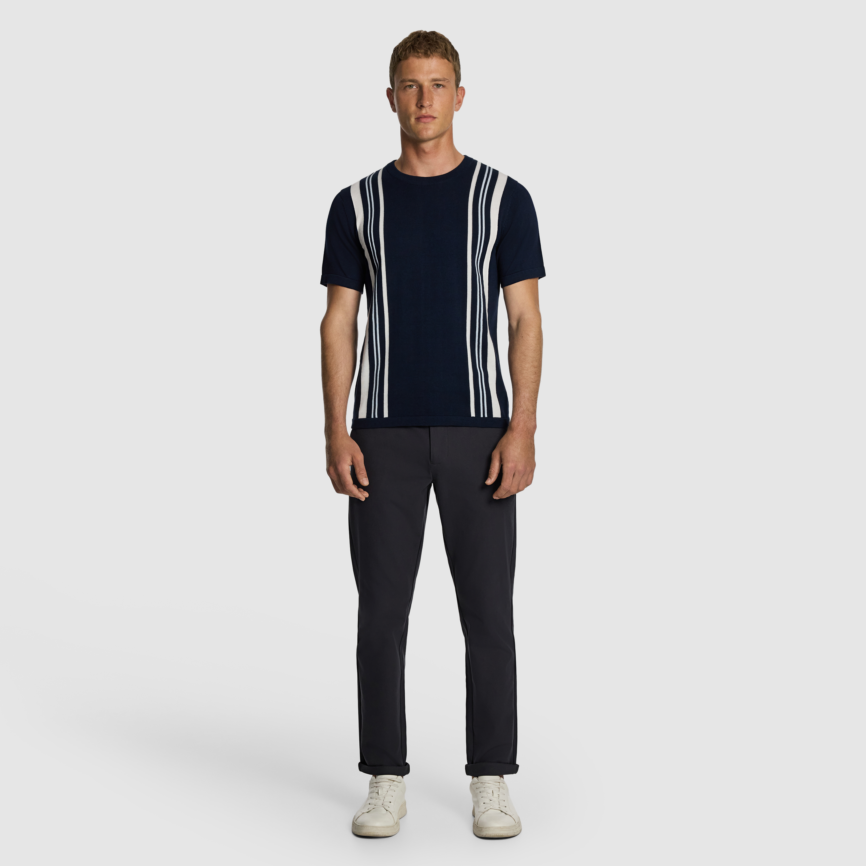 Strider Stripe Knitted Tee