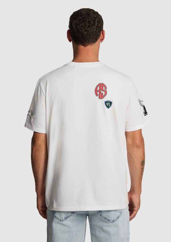 White Kian Relaxed Tee