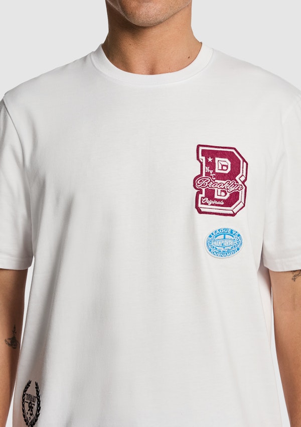 White Kian Relaxed Tee