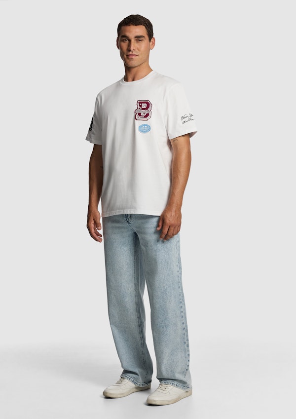 White Kian Relaxed Tee