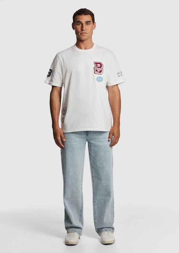 White Kian Relaxed Tee