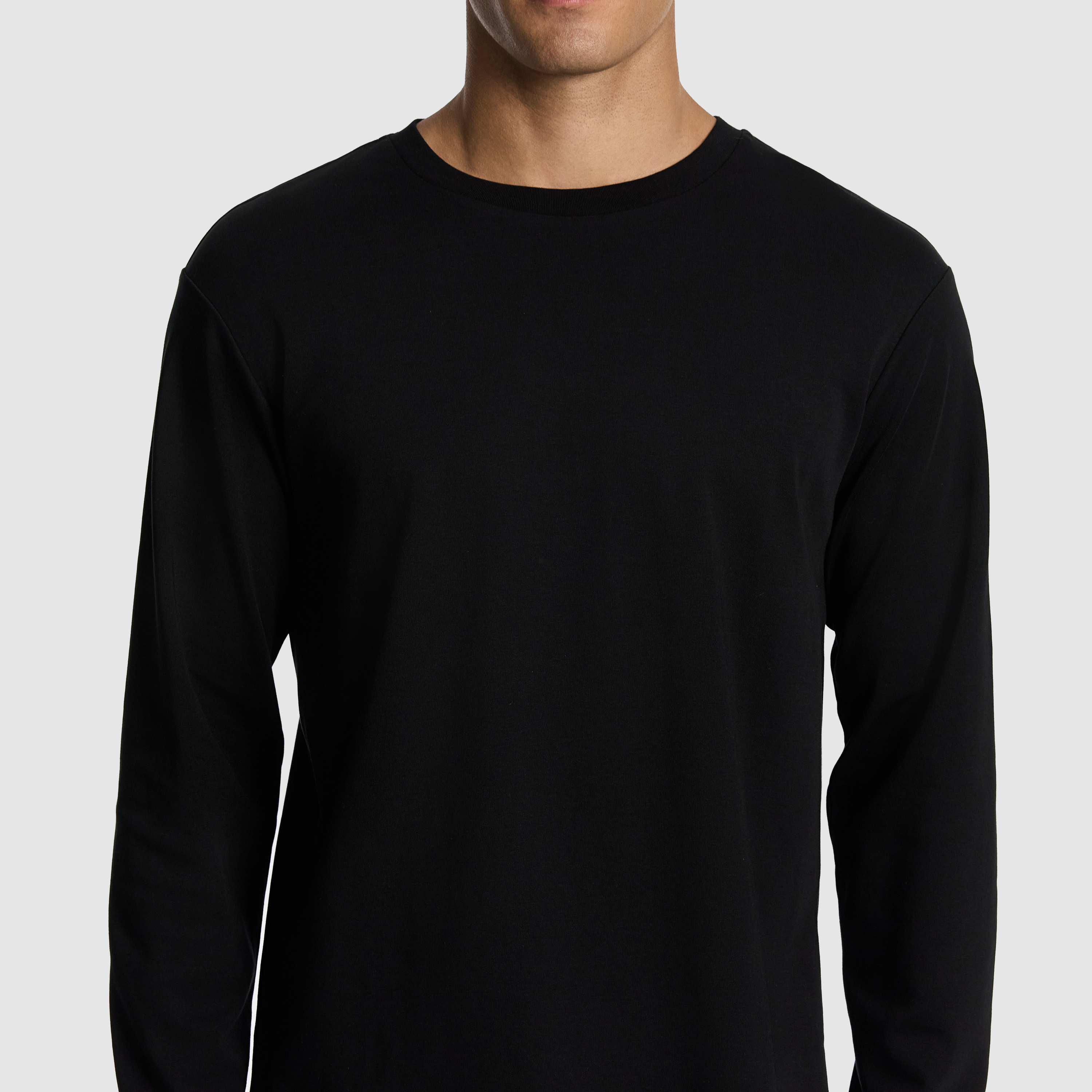 Zander Long Sleeve Mercerised Cotton Tee