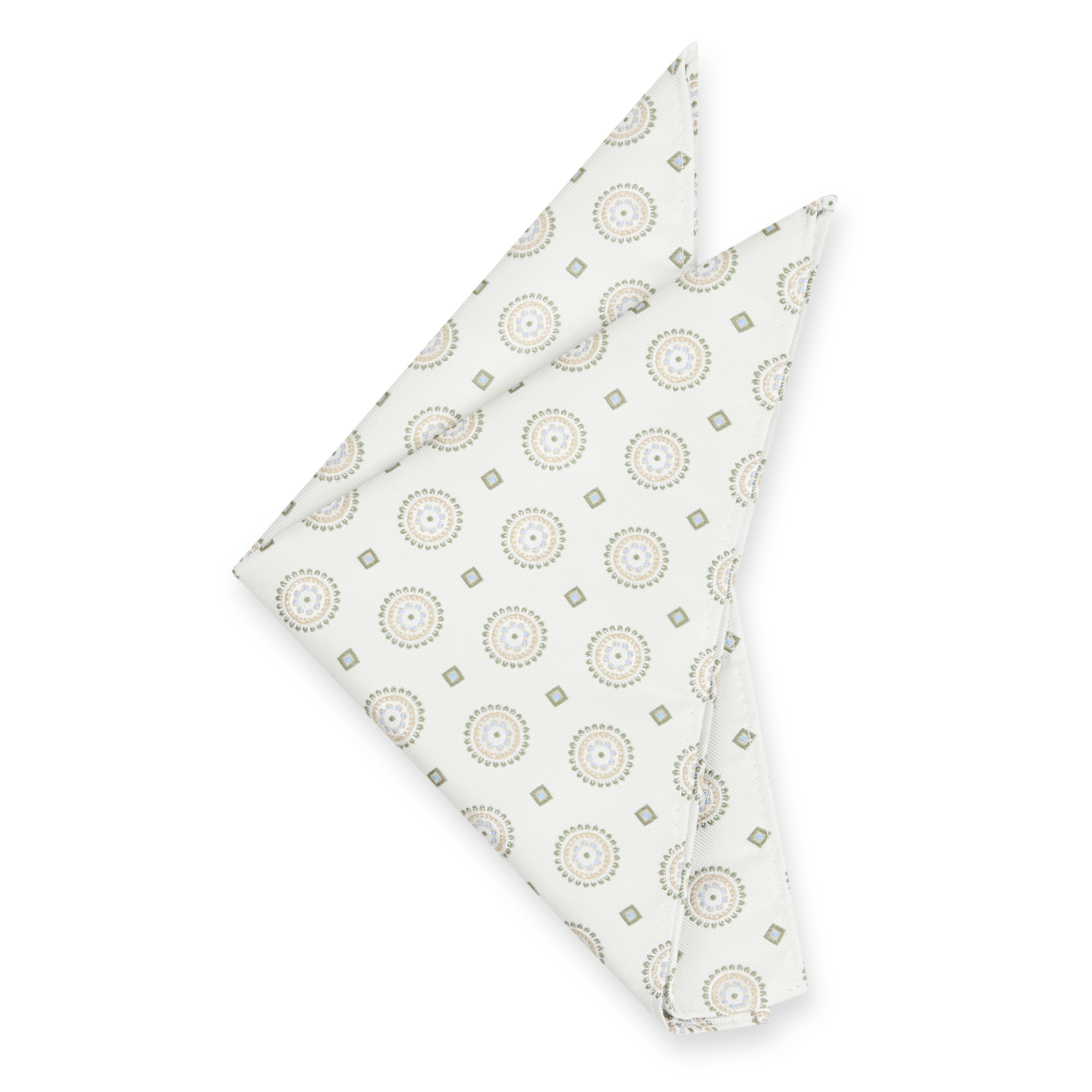 Natural Bari Tie And Pocket Square Set