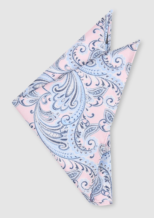 Messina Paisley Pocket Square