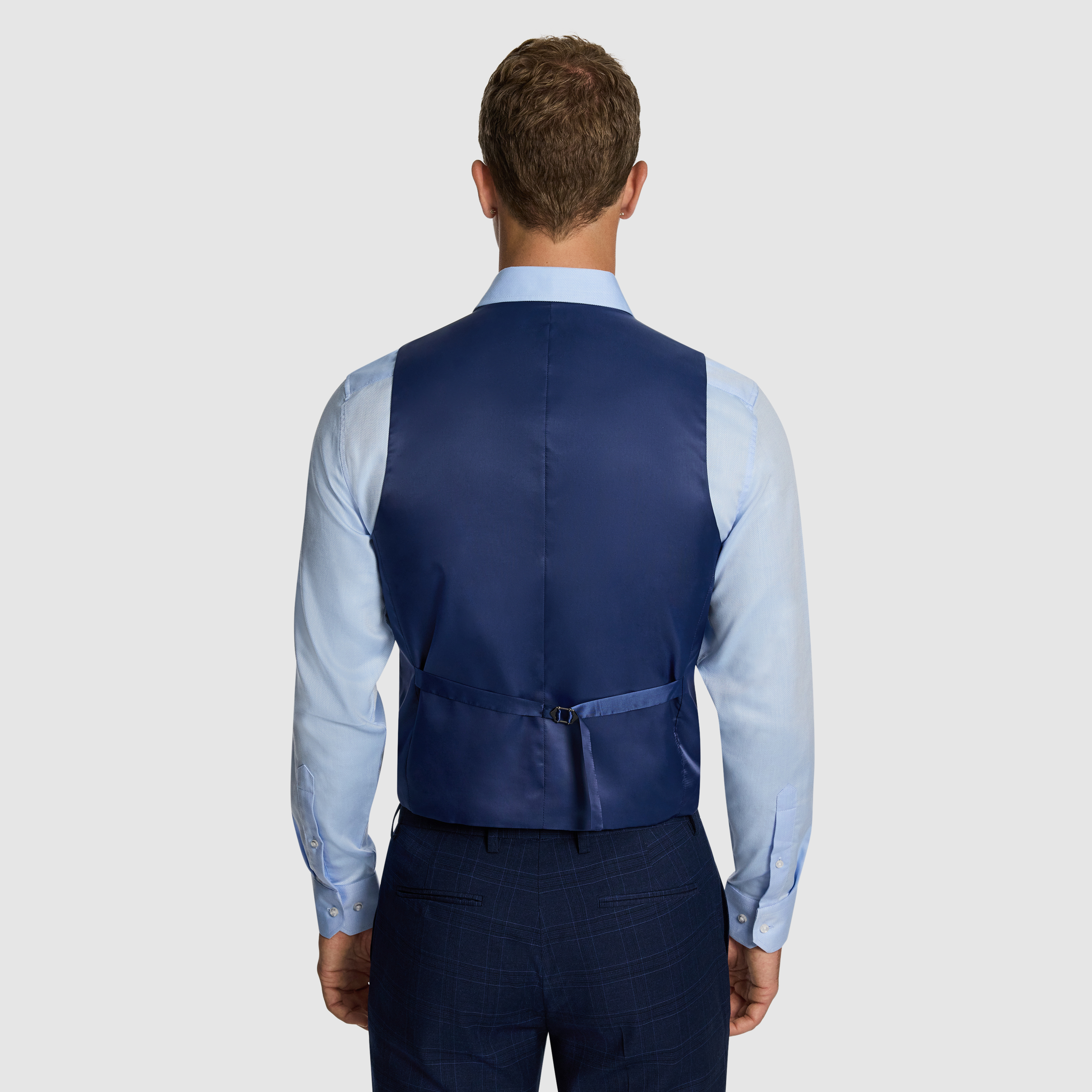 Navy Bernardo Waistcoat