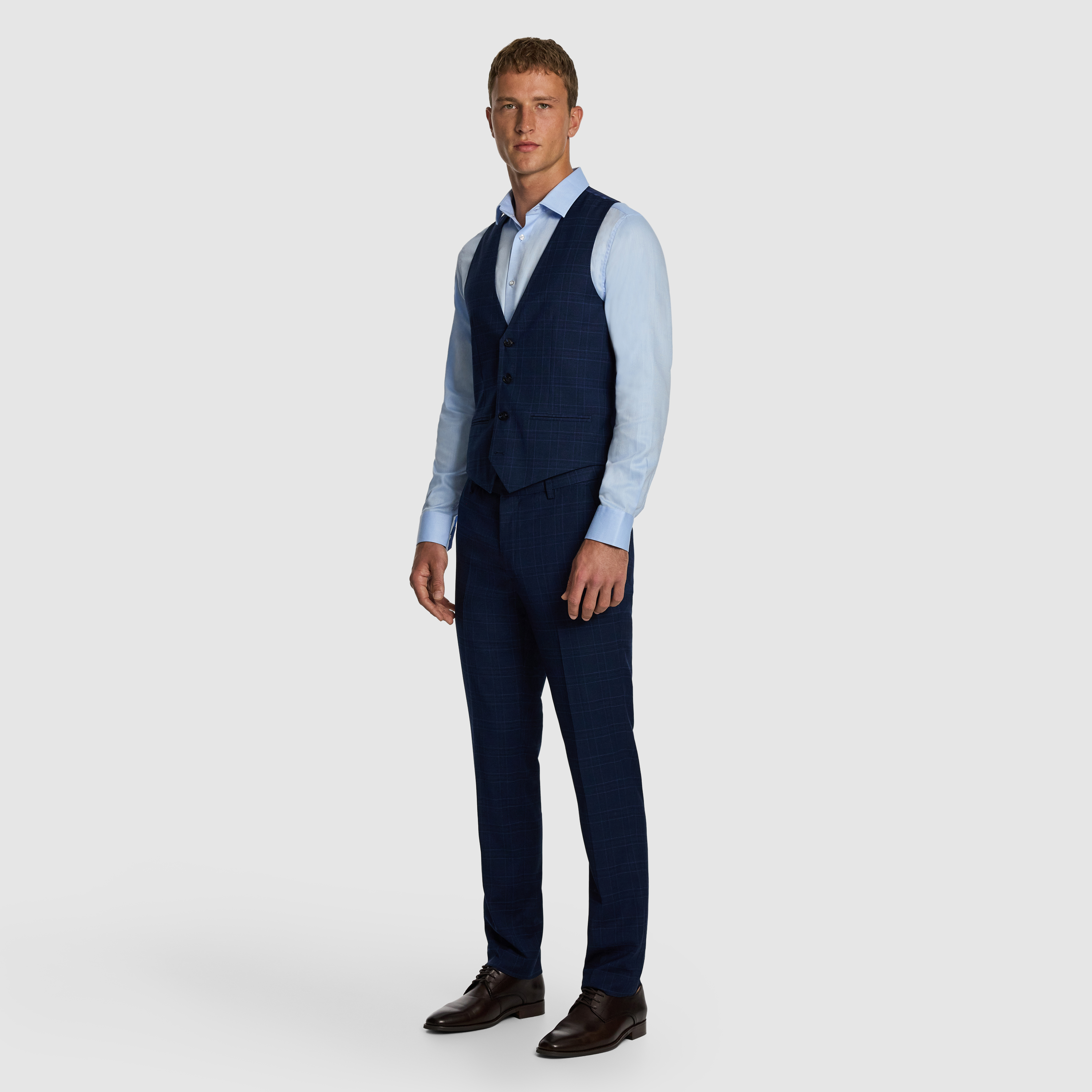 Navy Bernardo Waistcoat