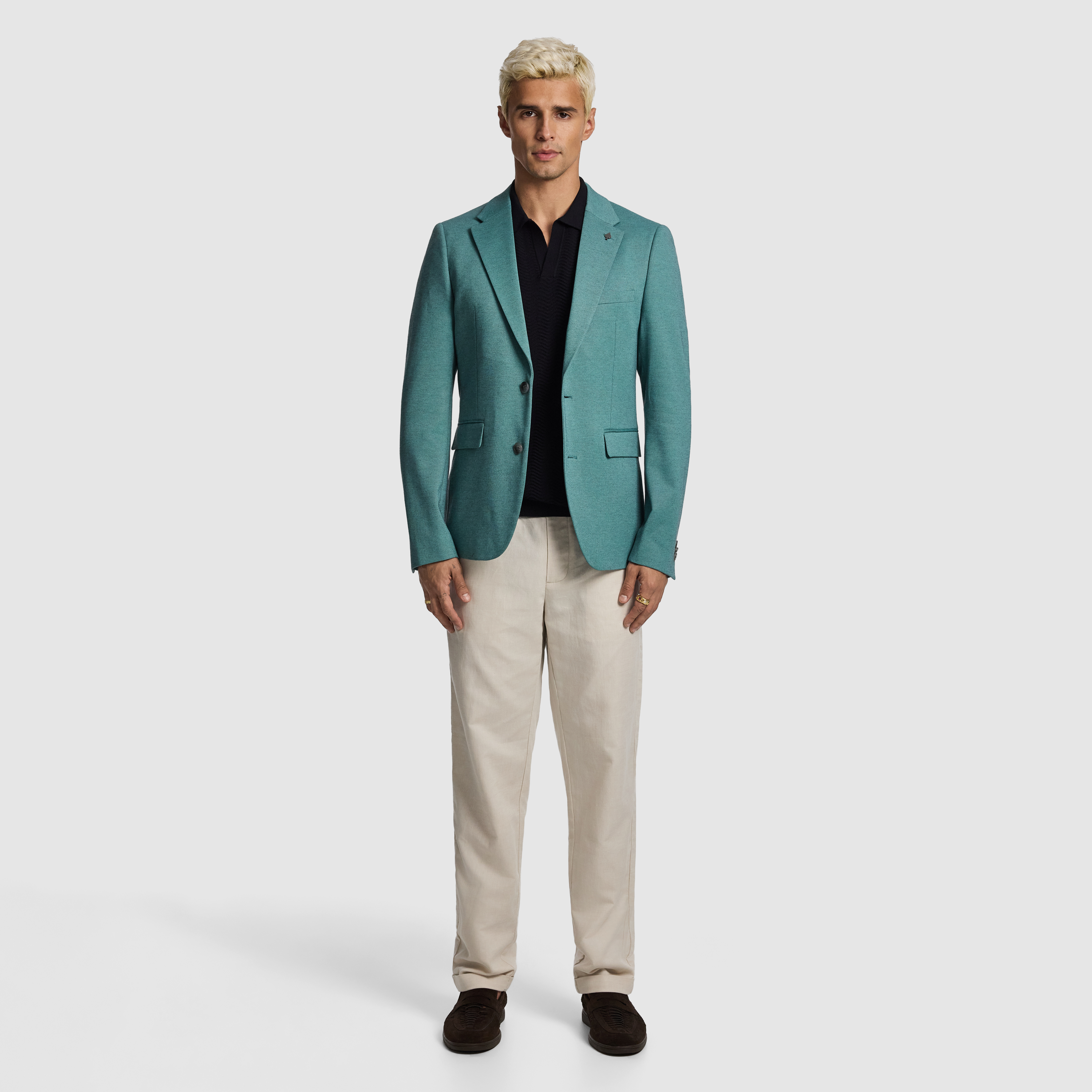 Piers Knitted Slim Fit Blazer