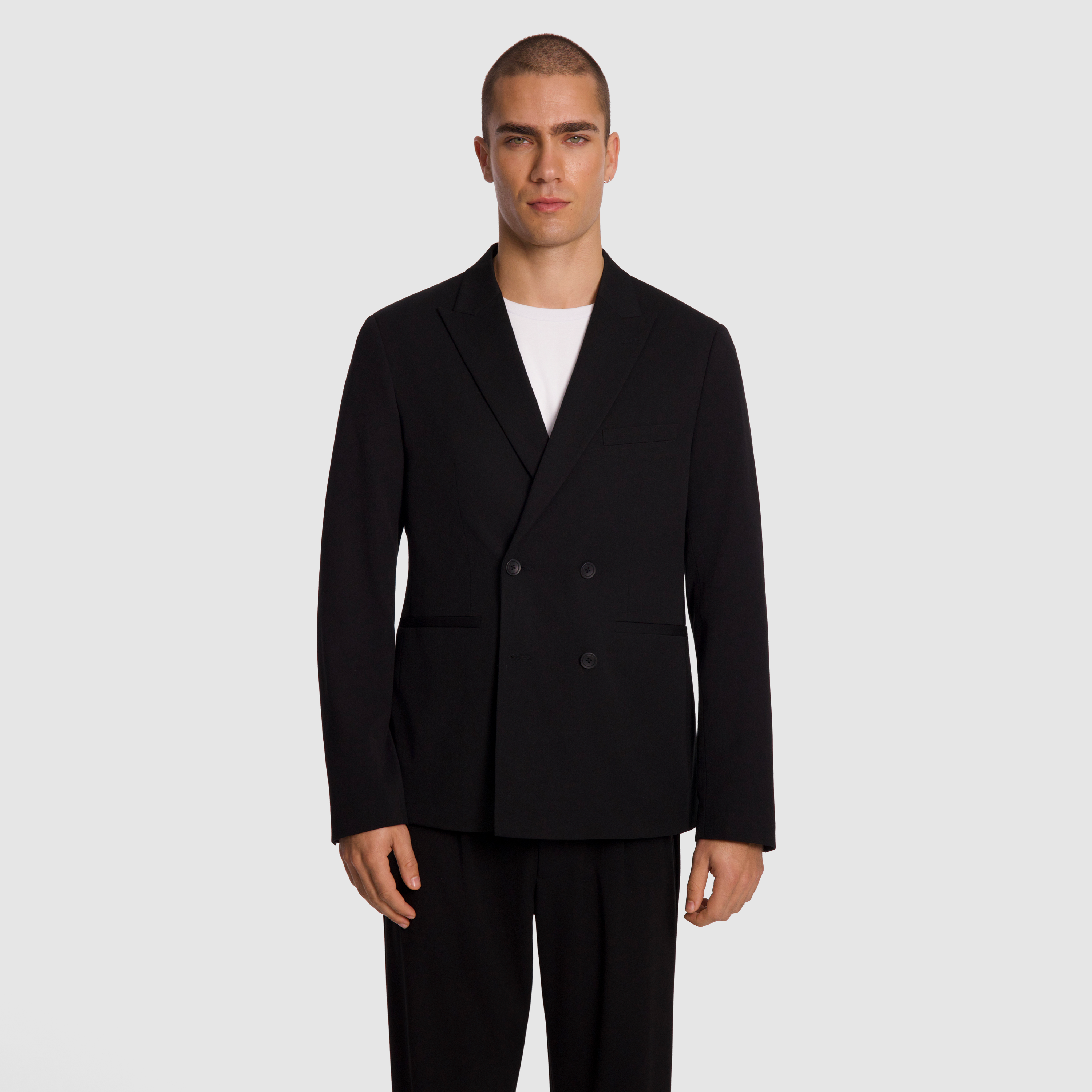 Brooks Double Breasted Relaxed Blazer