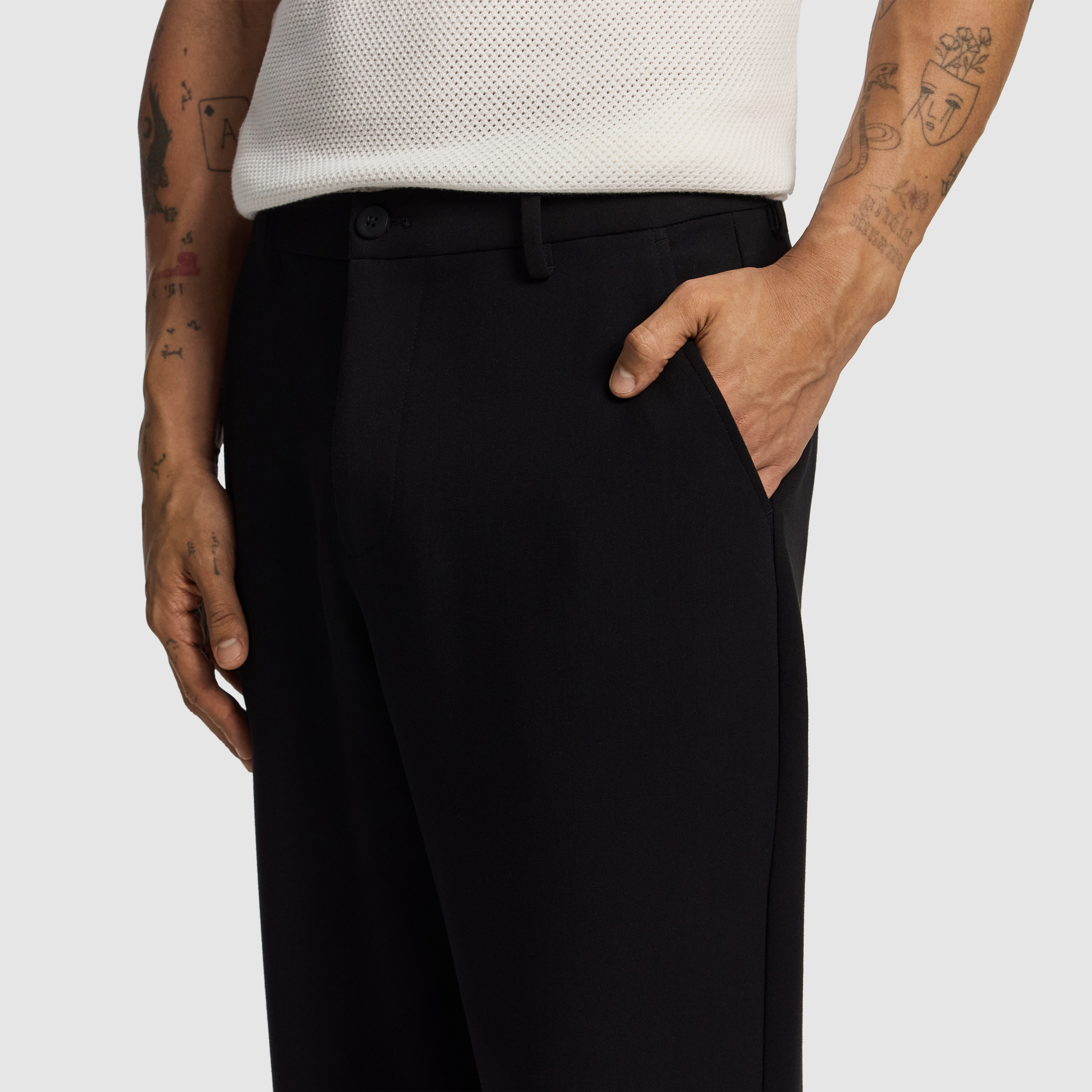 Empire Wide Chino Pant