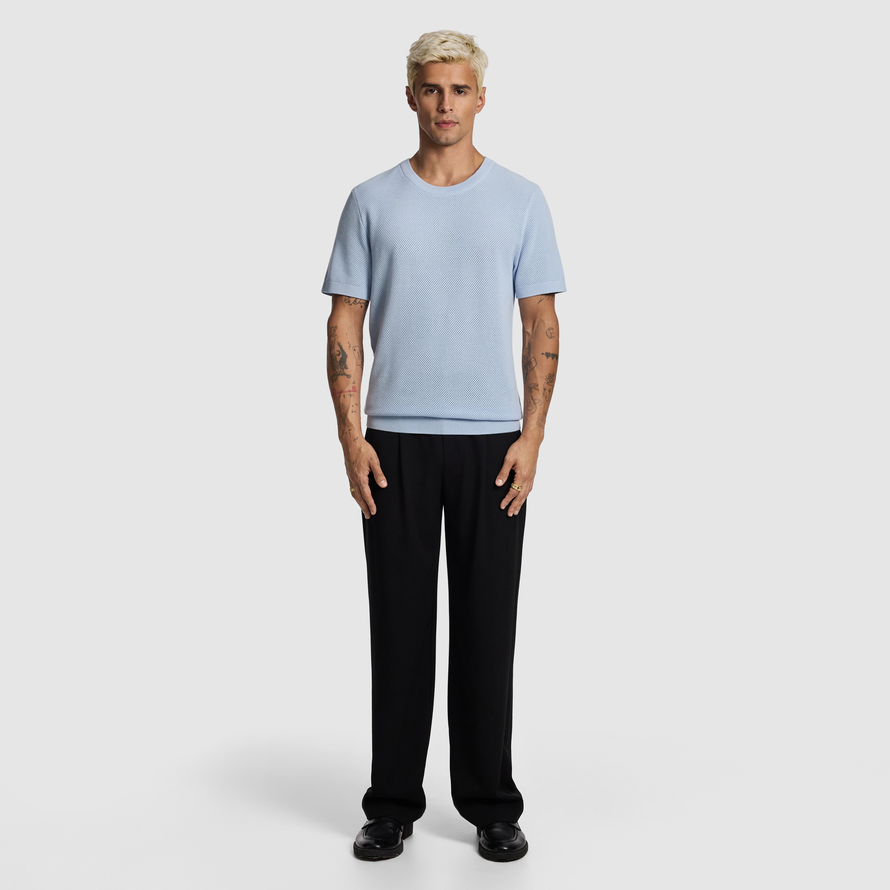 Brooks Pleated Wide Chino