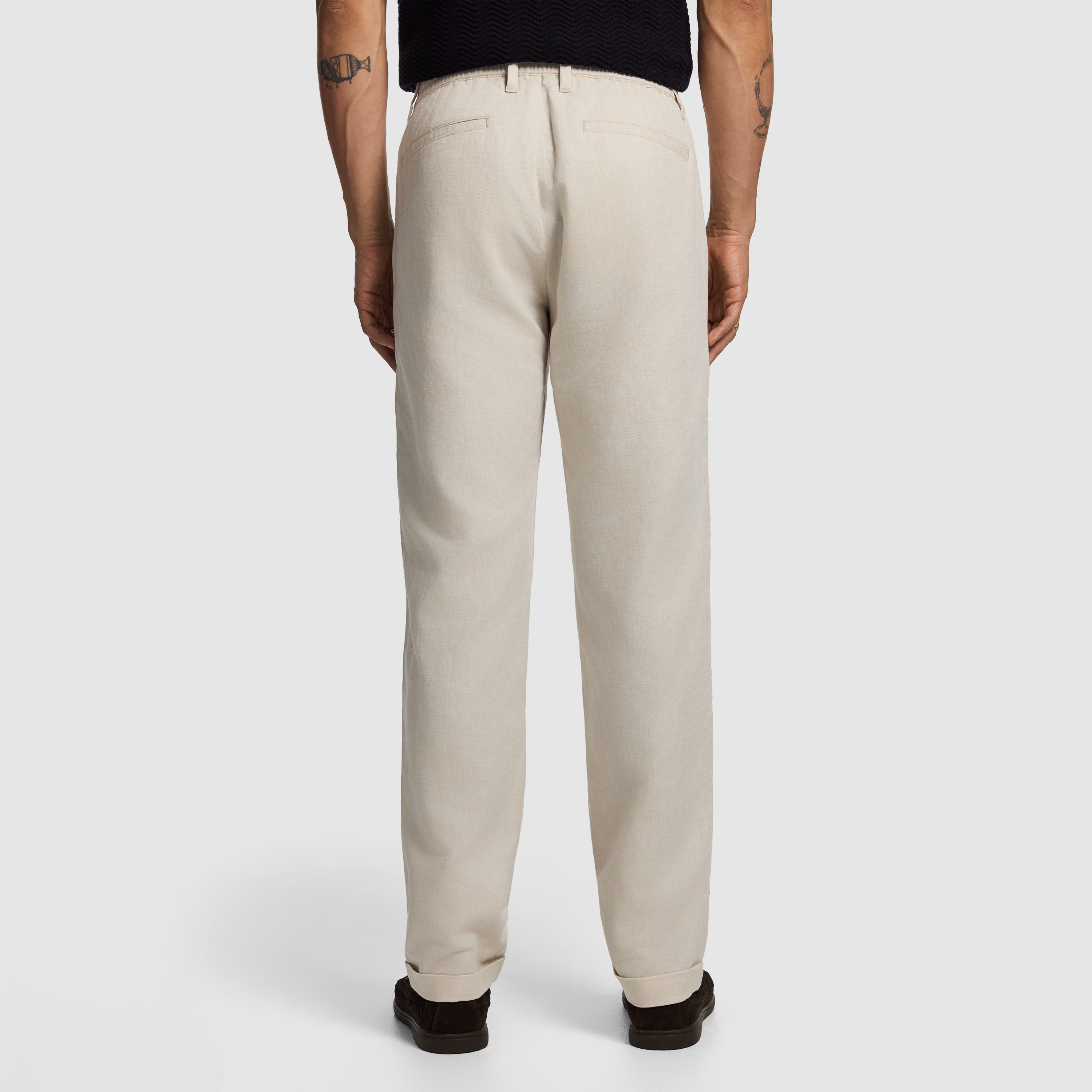 Natural Rivera Cotton Linen Chino