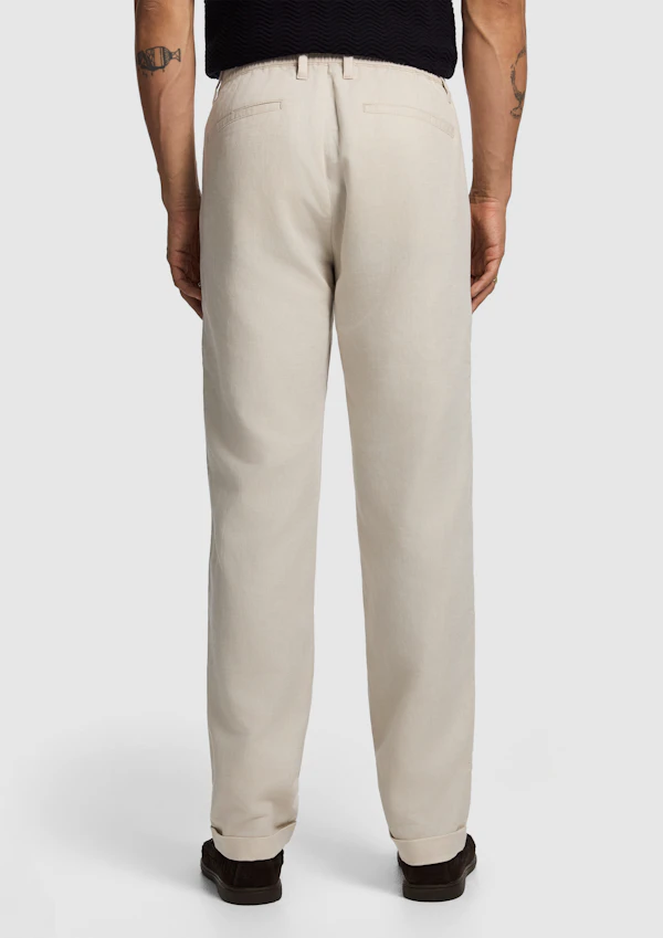 Natural Rivera Cotton Linen Chino