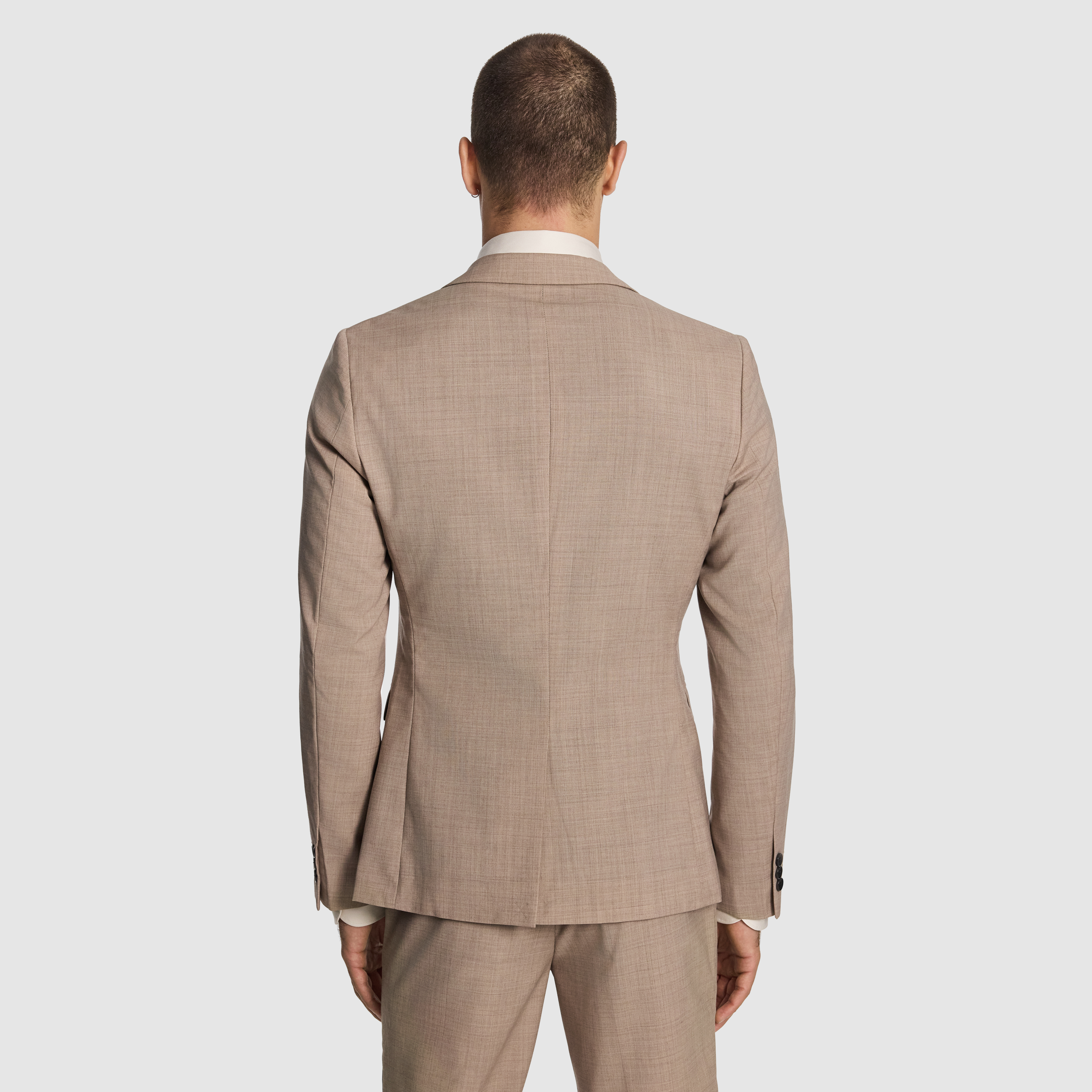  CASH WOOL BLEND SLIM SUIT
