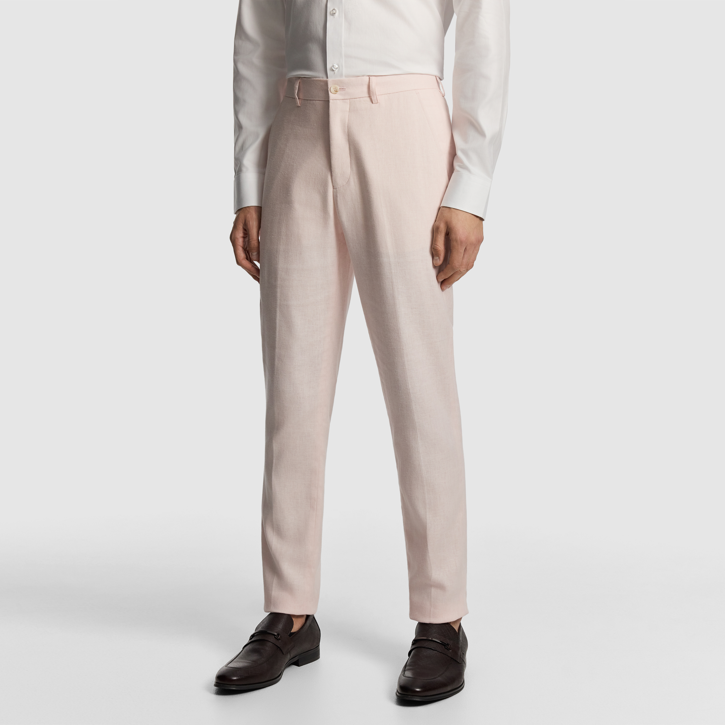 Pink Flynn Slim Taper Dress Pant