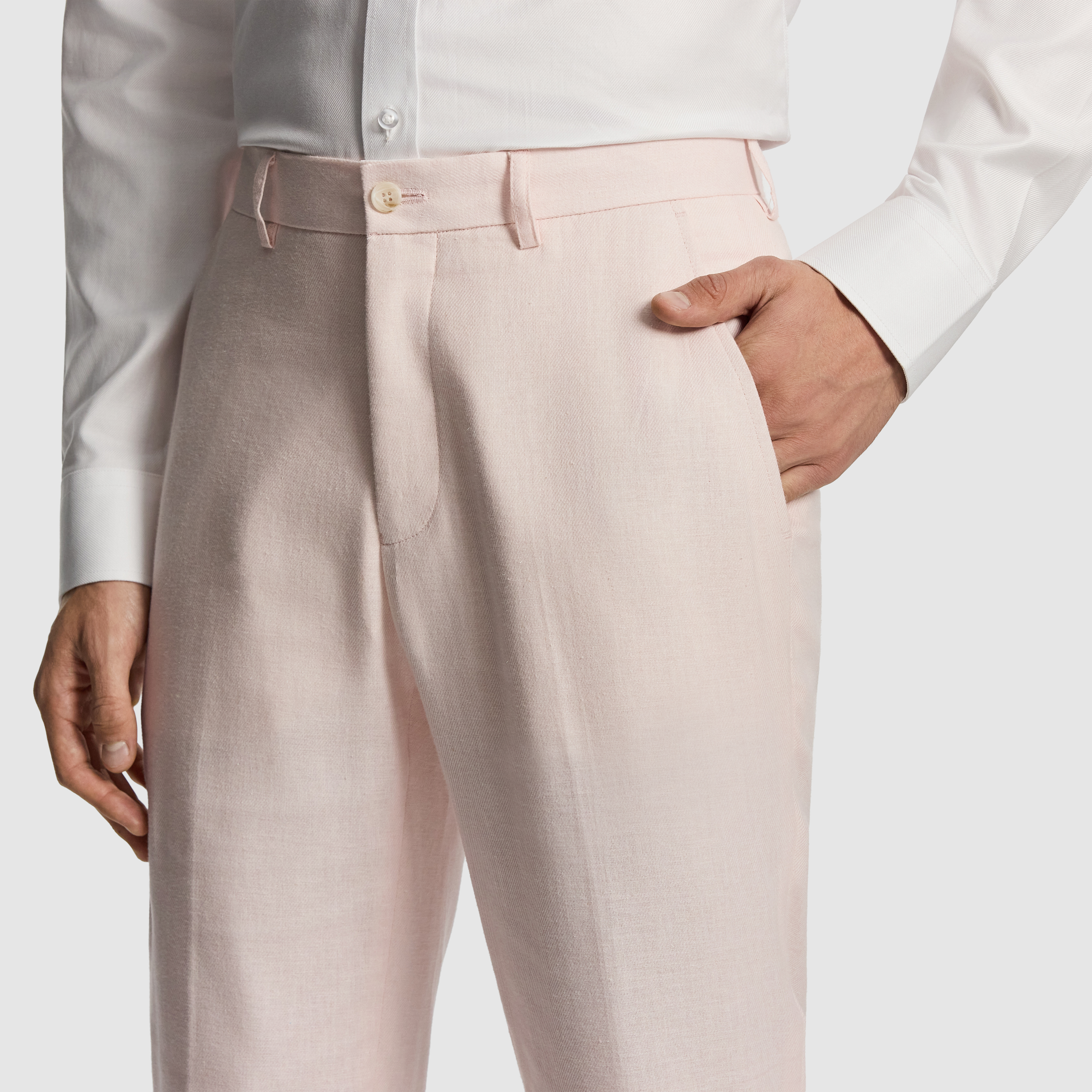 Pink Flynn Slim Taper Dress Pant