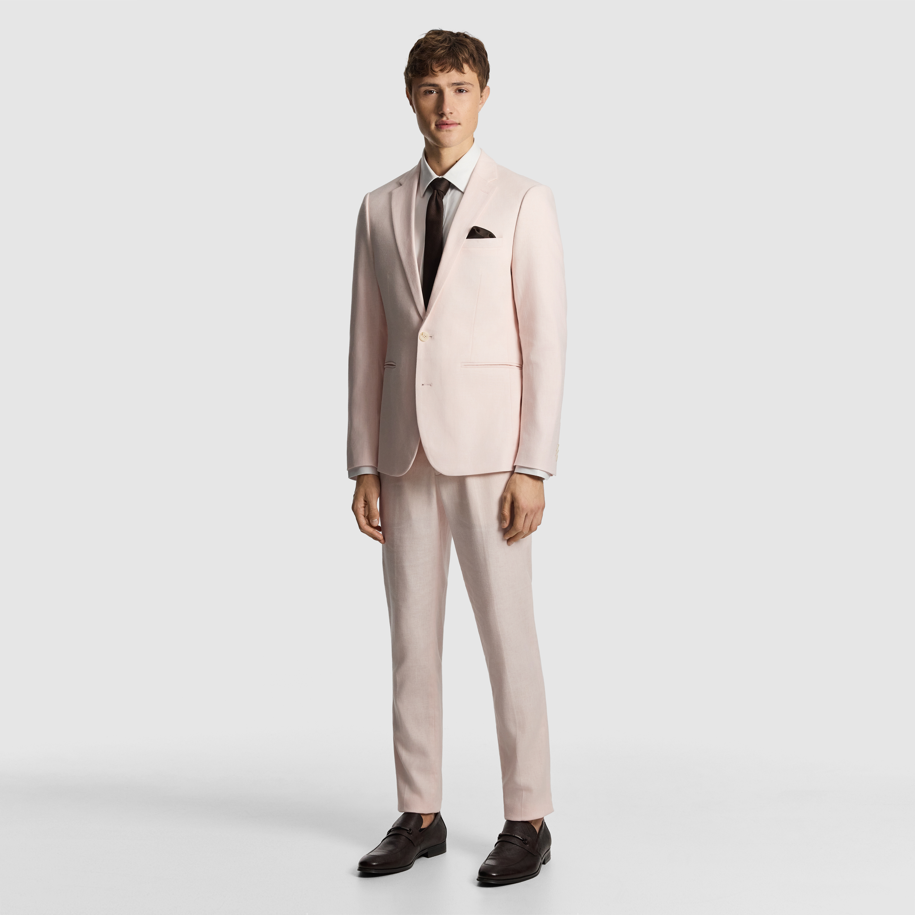Pink Flynn Slim Taper Dress Pant