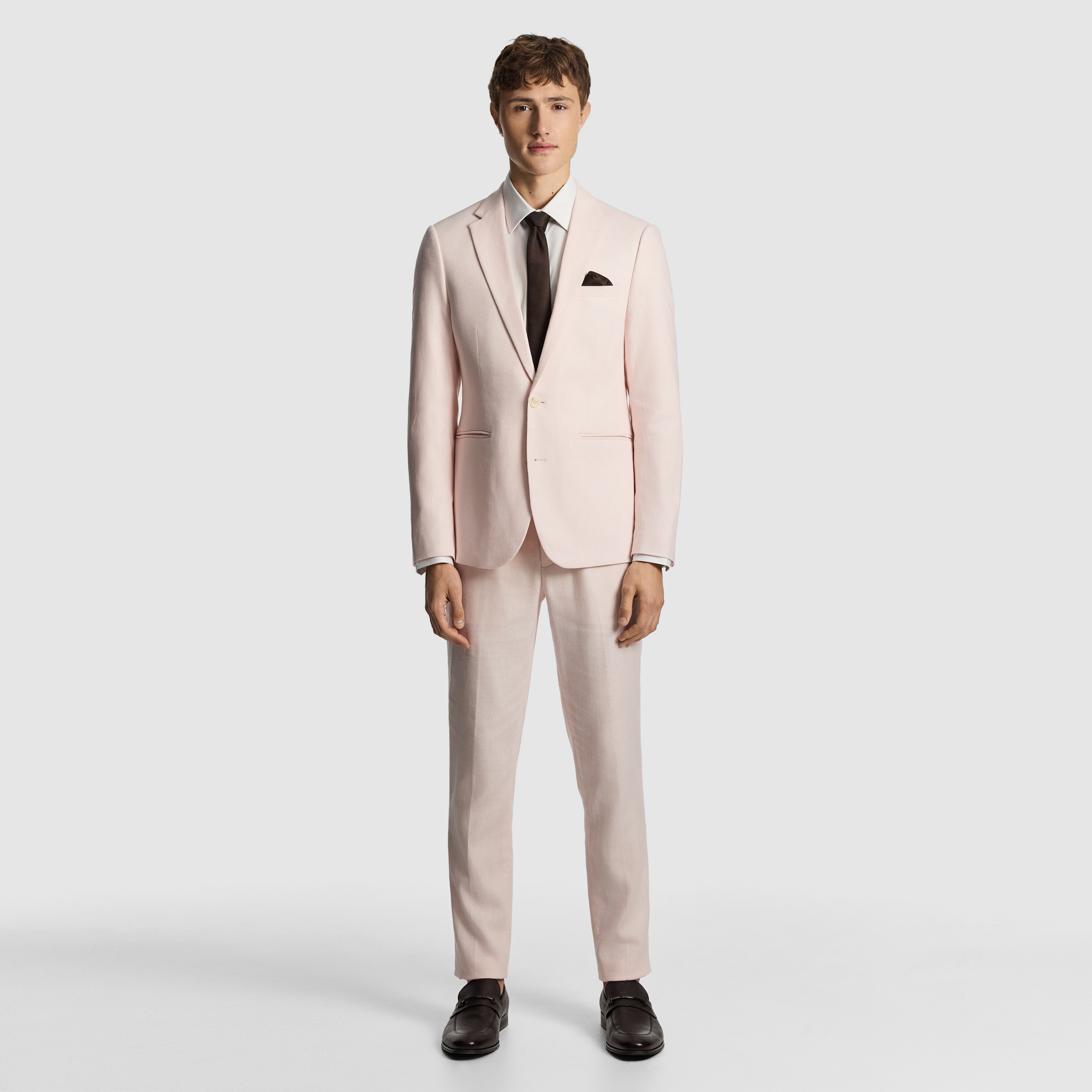Pink Flynn Slim Taper Dress Pant