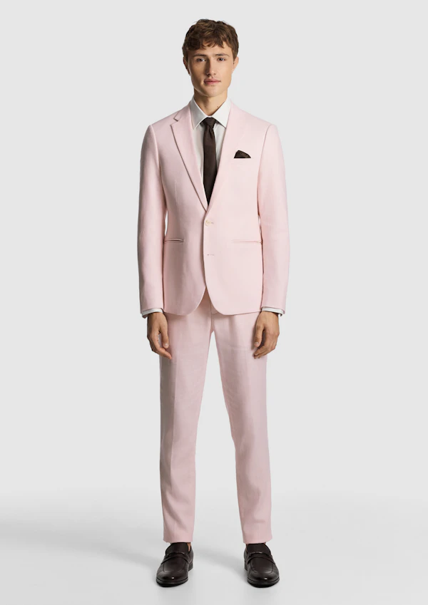 Pink Flynn Slim Taper Dress Pant
