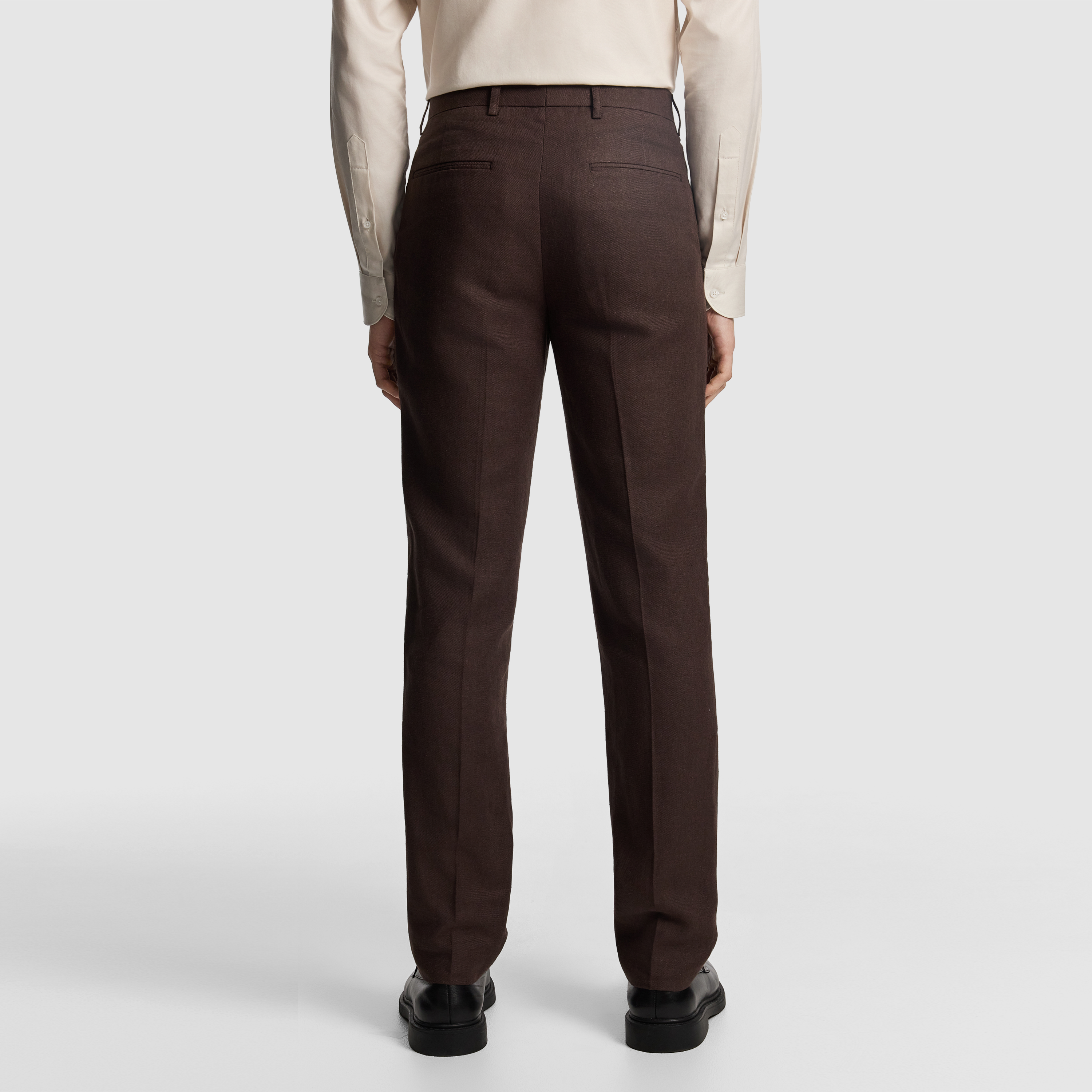 Chocolate Santos Slim Dress Pant