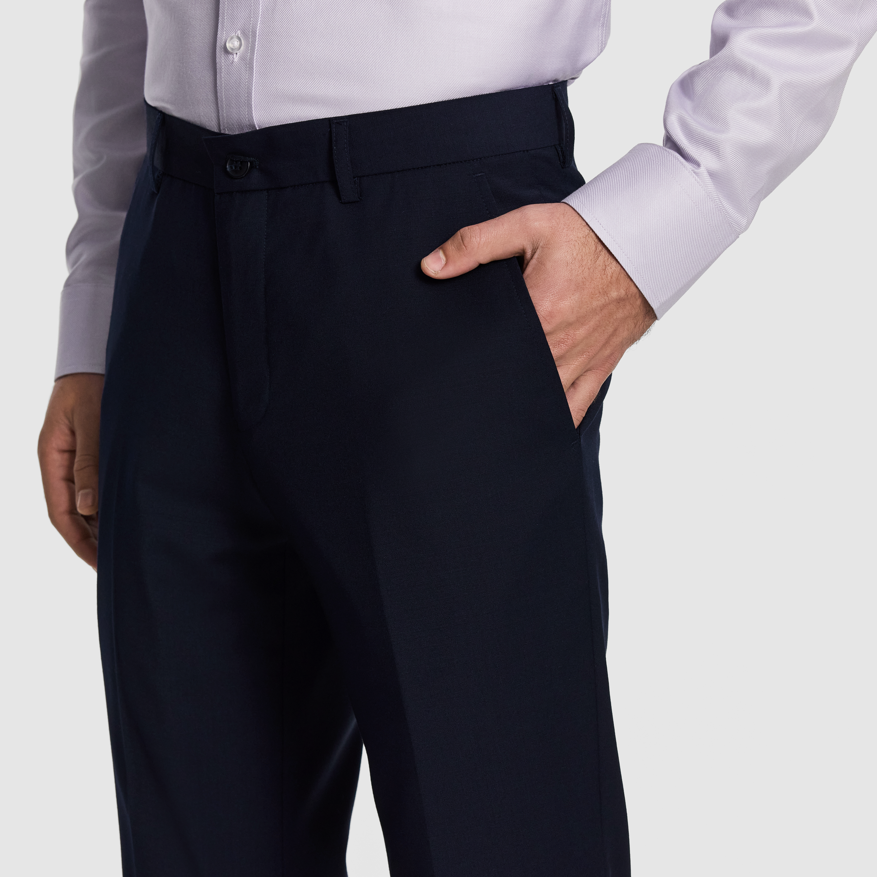 Navy Atlas Slim Dress Pant