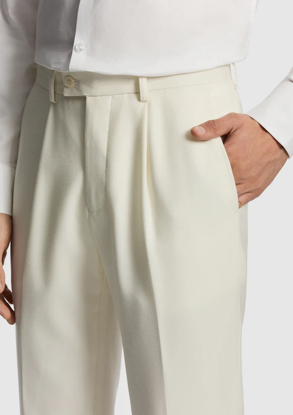 Off White Amalfi Slim Dress Pant