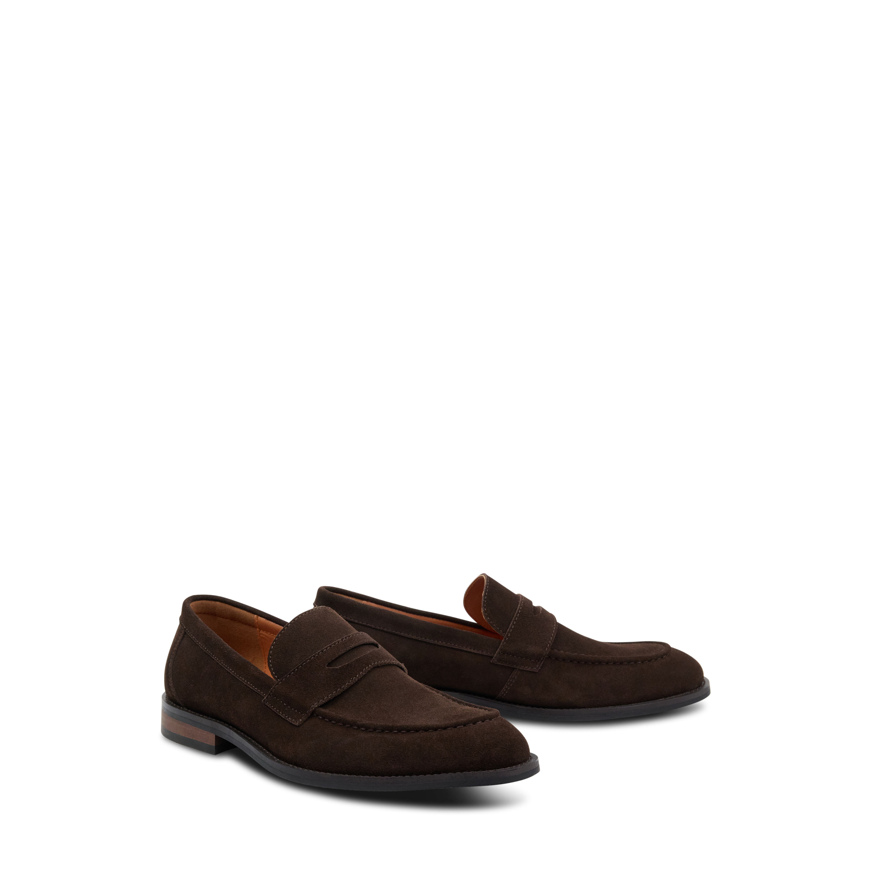 Chocolate Orlando Suede Loafer