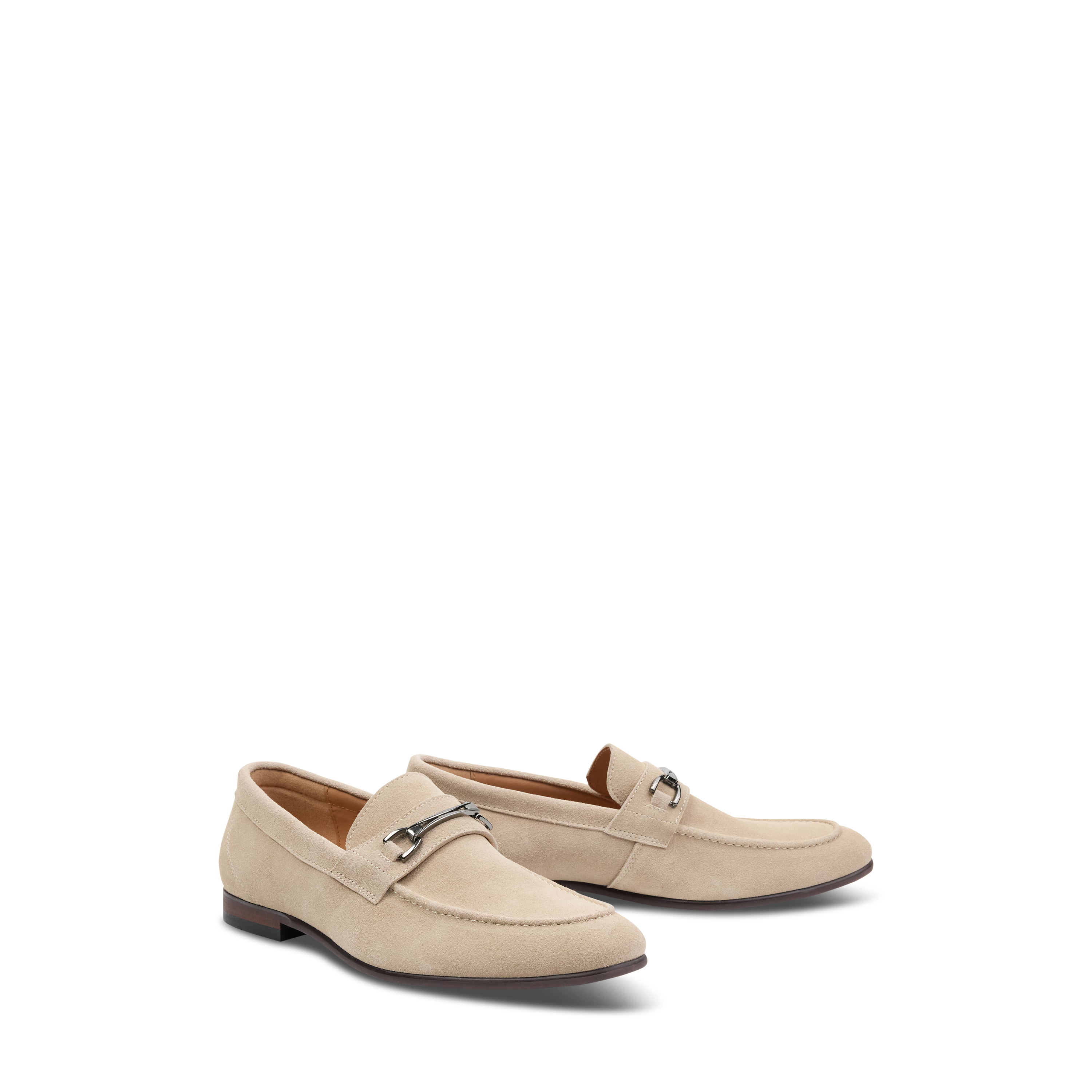 Natural Phoenix Suede Loafer