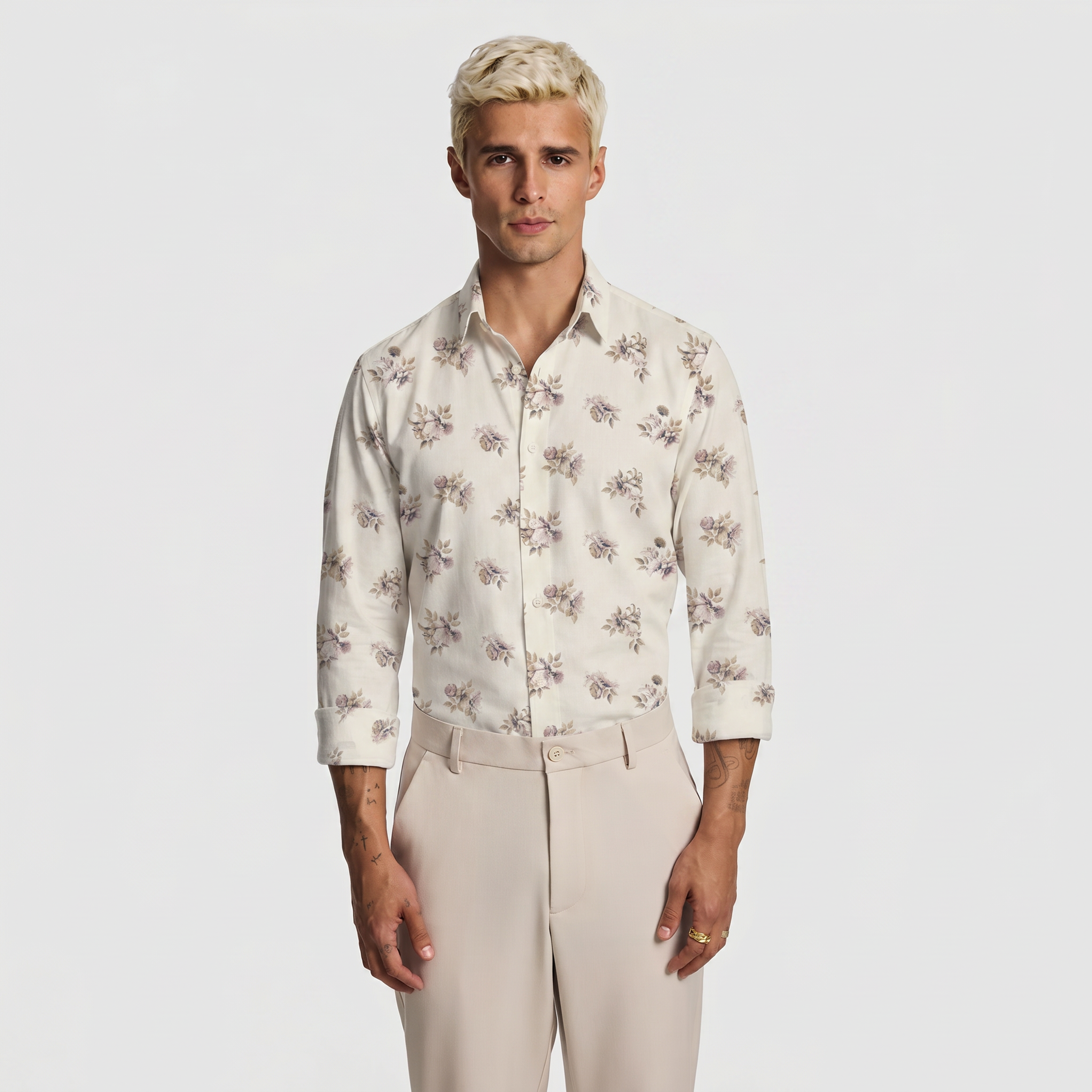 Lucio Slim Floral Shirt