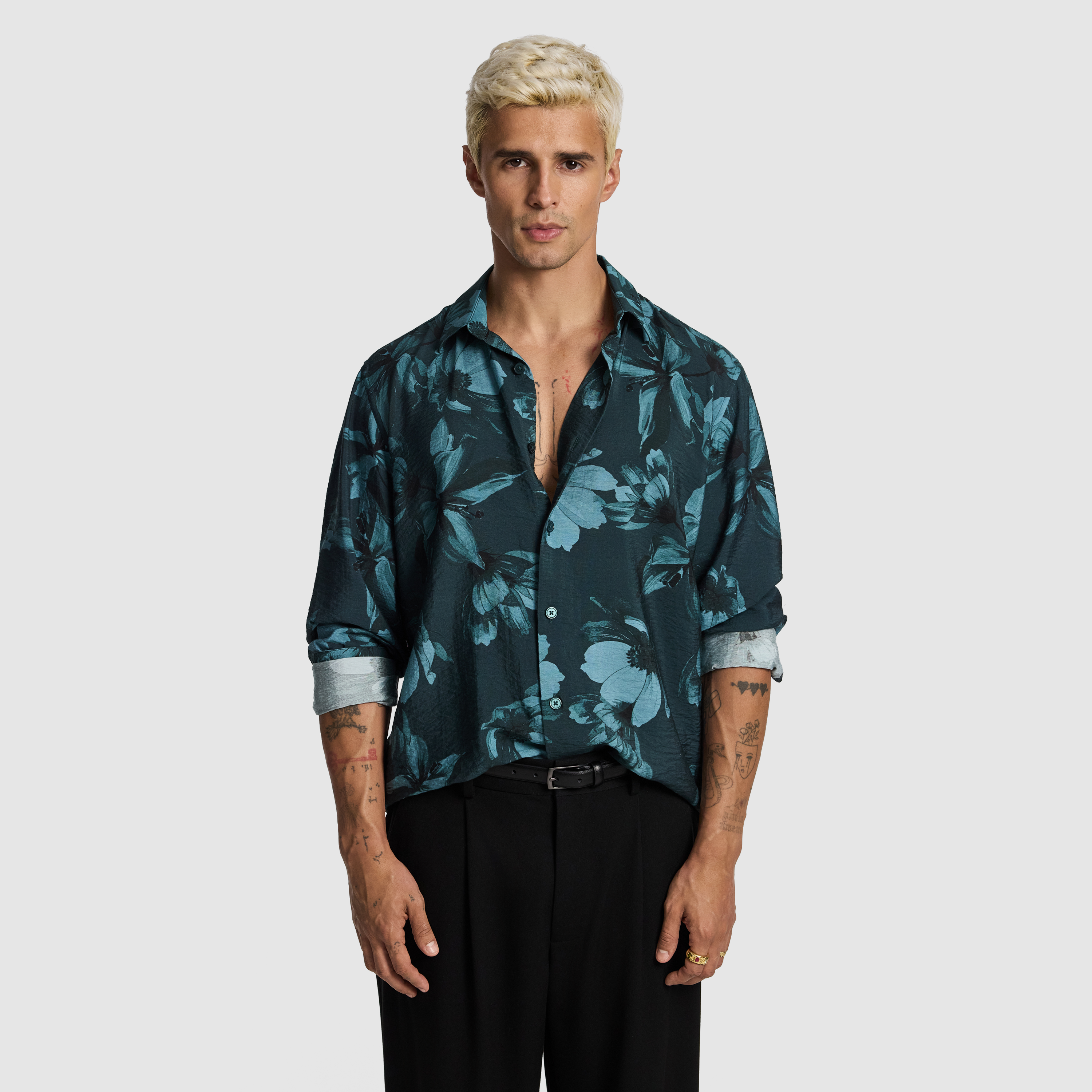 Massimo Floral Print Shirt