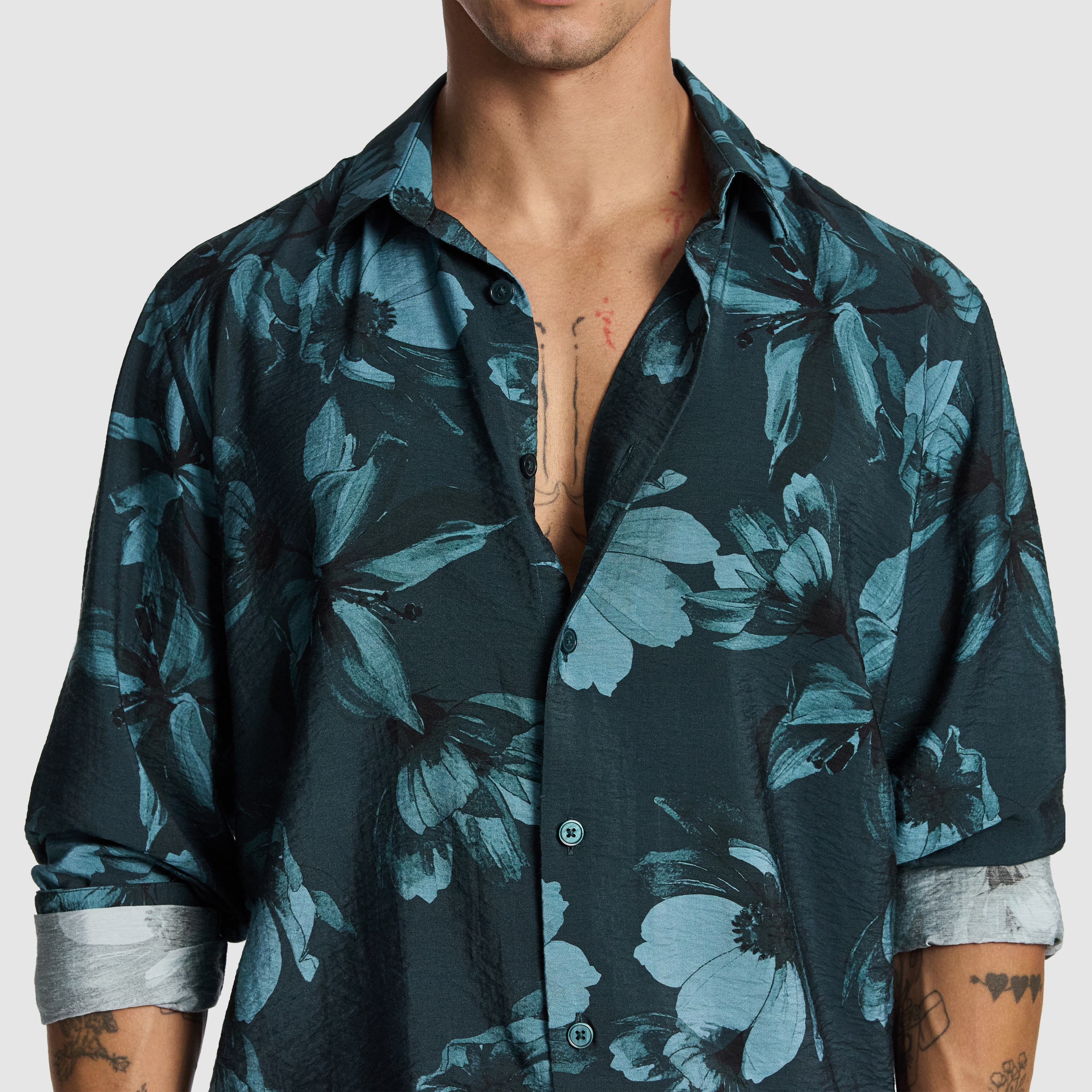 Massimo Floral Print Shirt