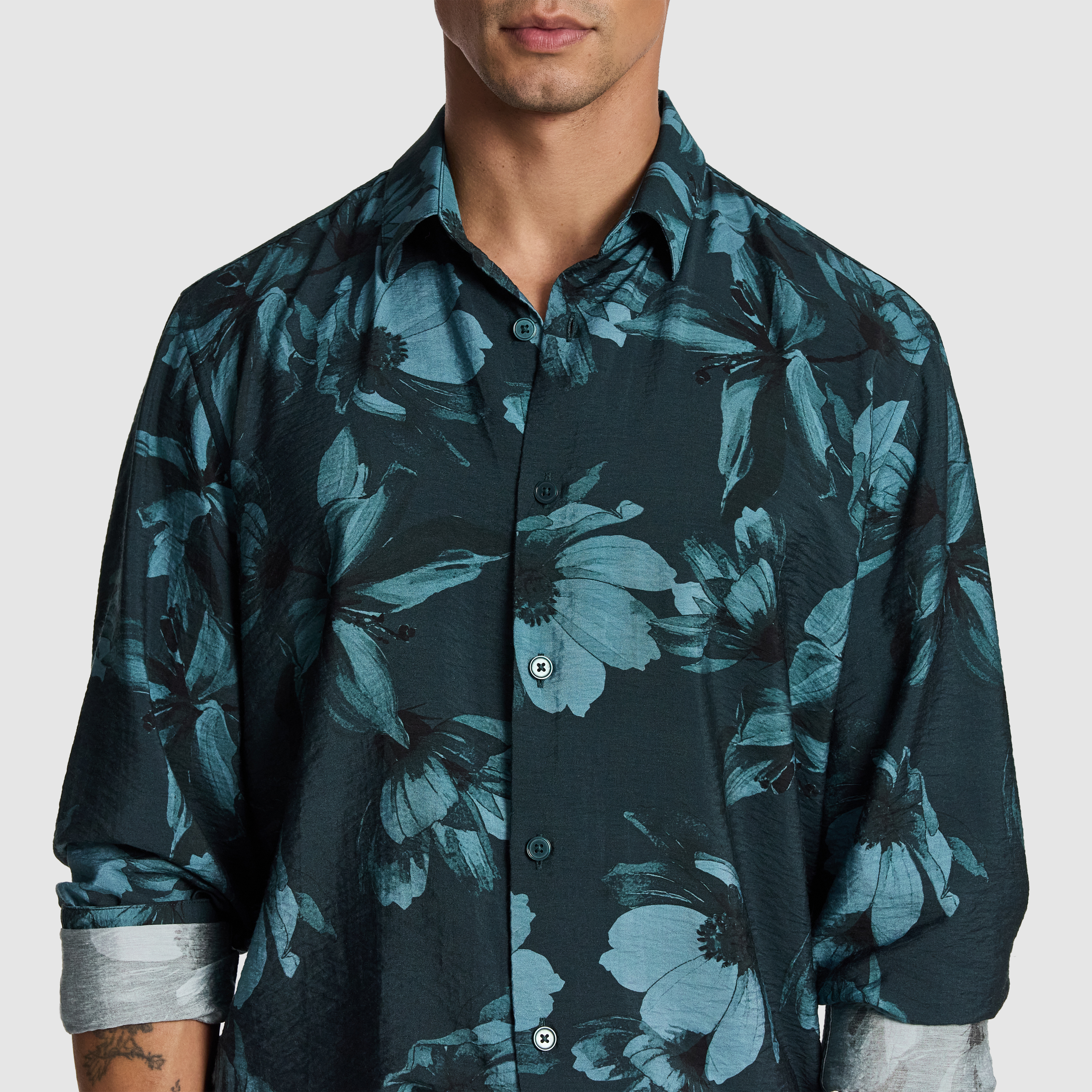 Massimo Floral Print Shirt
